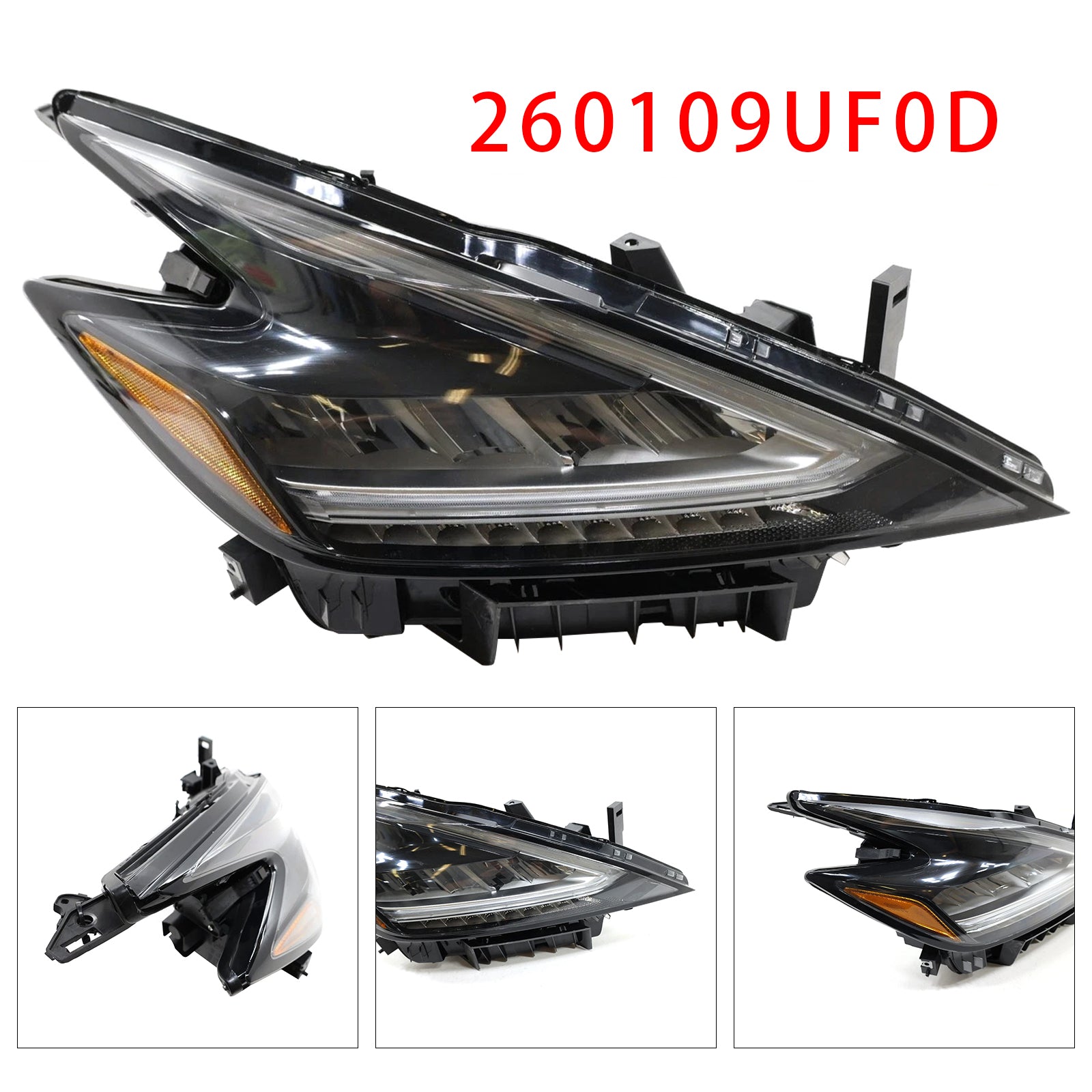 Right LED Head Light 260109UF0D For Nissan Murano 2019-2021