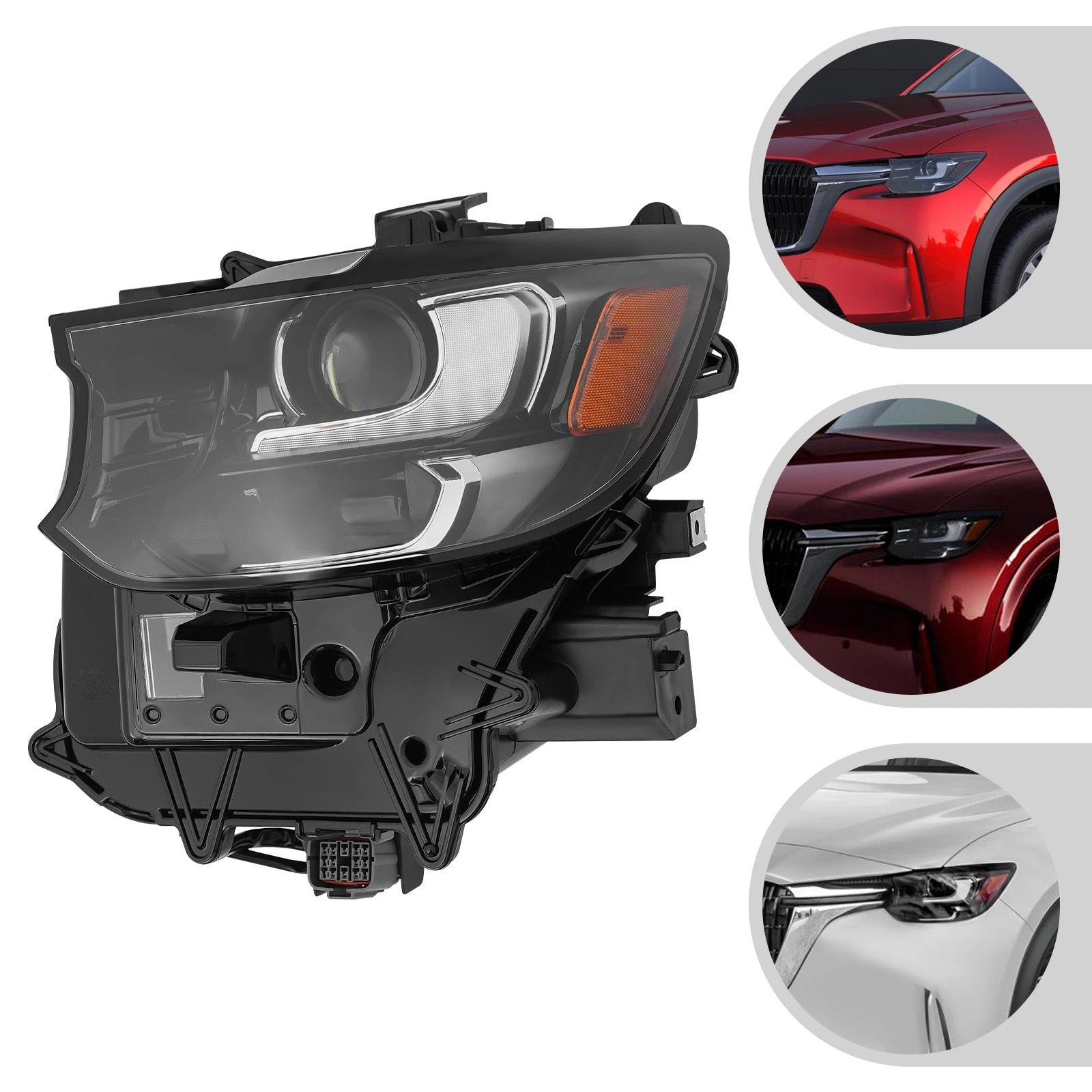 Left LED Head Light Without DRL/AFS For Mazda CX-90 2024-2025 KR9D51040