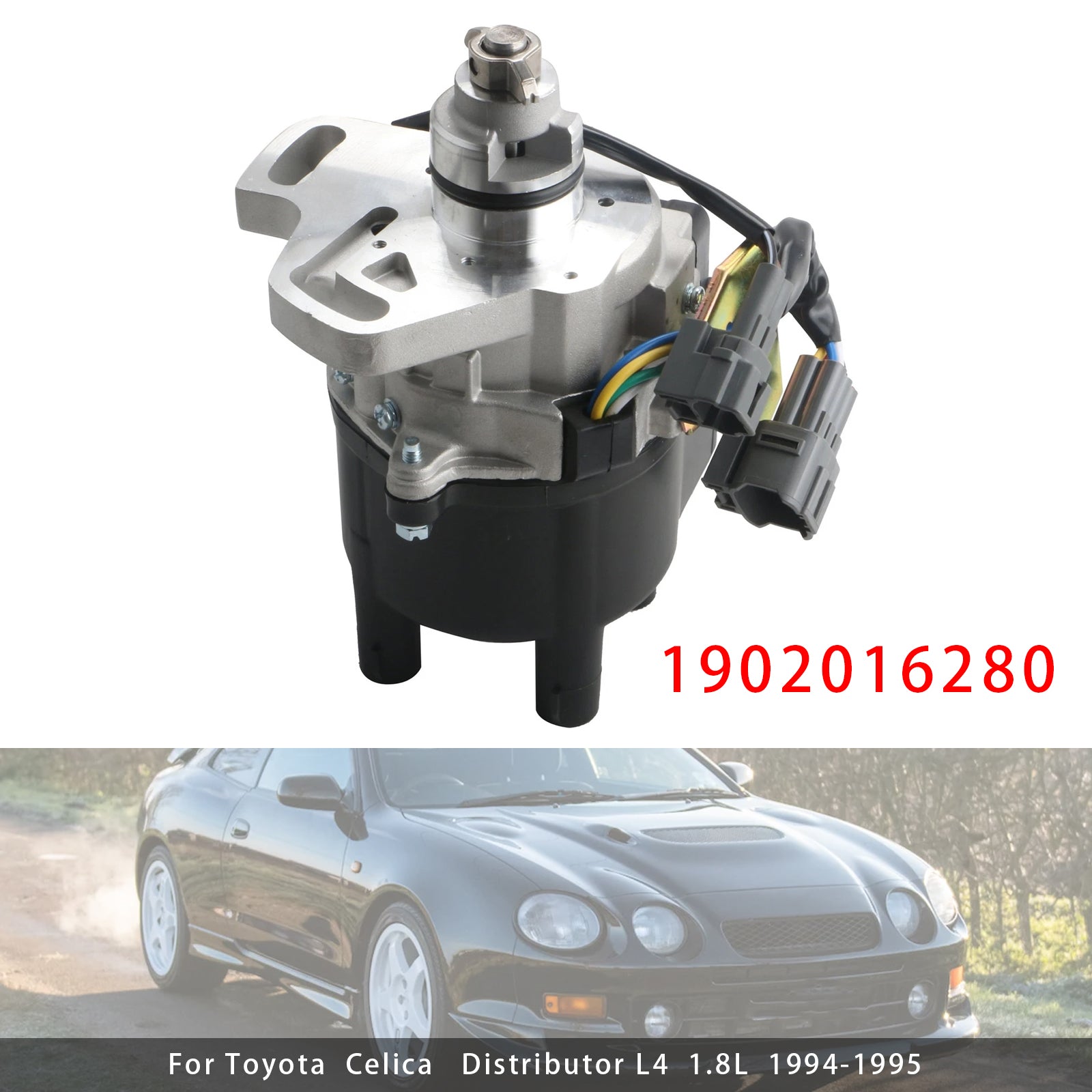 Ignition Distributor 1902016280 For Toyota Corolla 1.8L 93 94 Celica ST 94 95