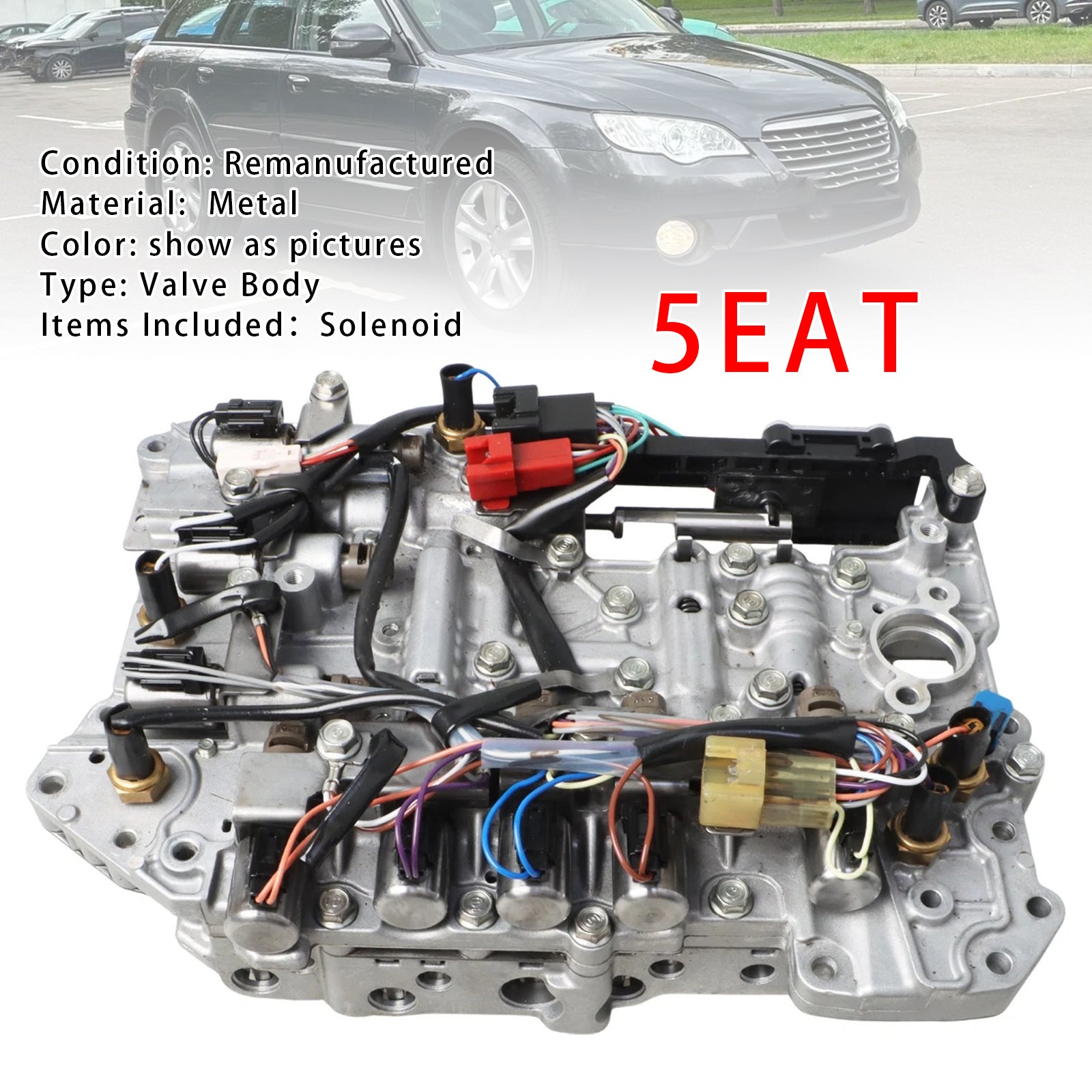 5EAT Valve Body With Solenoids For Subaru Outback 2008-2014