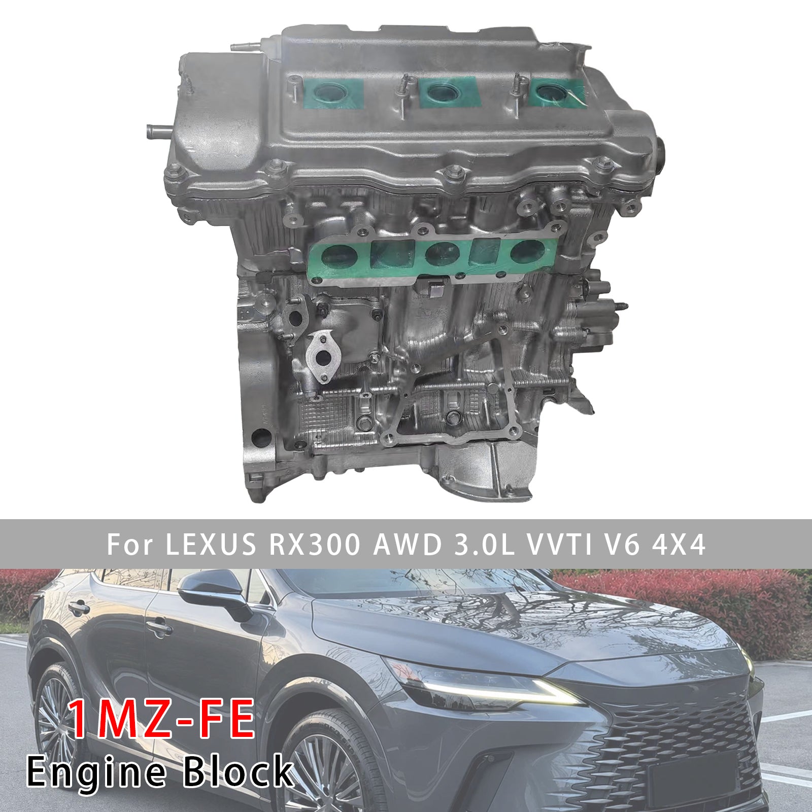 Brand New Engine Motor Block 1MZ-FE For LEXUS RX300 AWD 3.0L VVTI V6 4X4