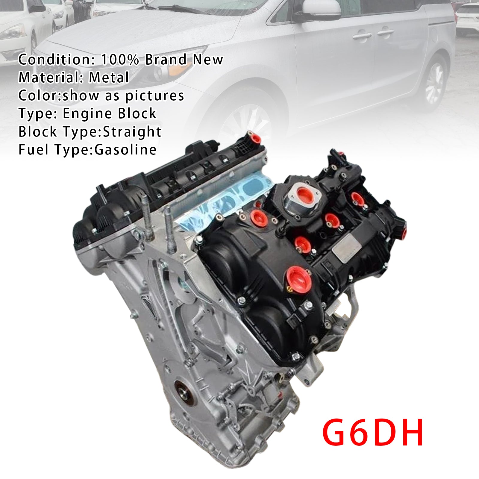 Brand New Engine Motor Block G6DH For Kia Sedona 3.3L 6-Cylinder V6 2015-2018