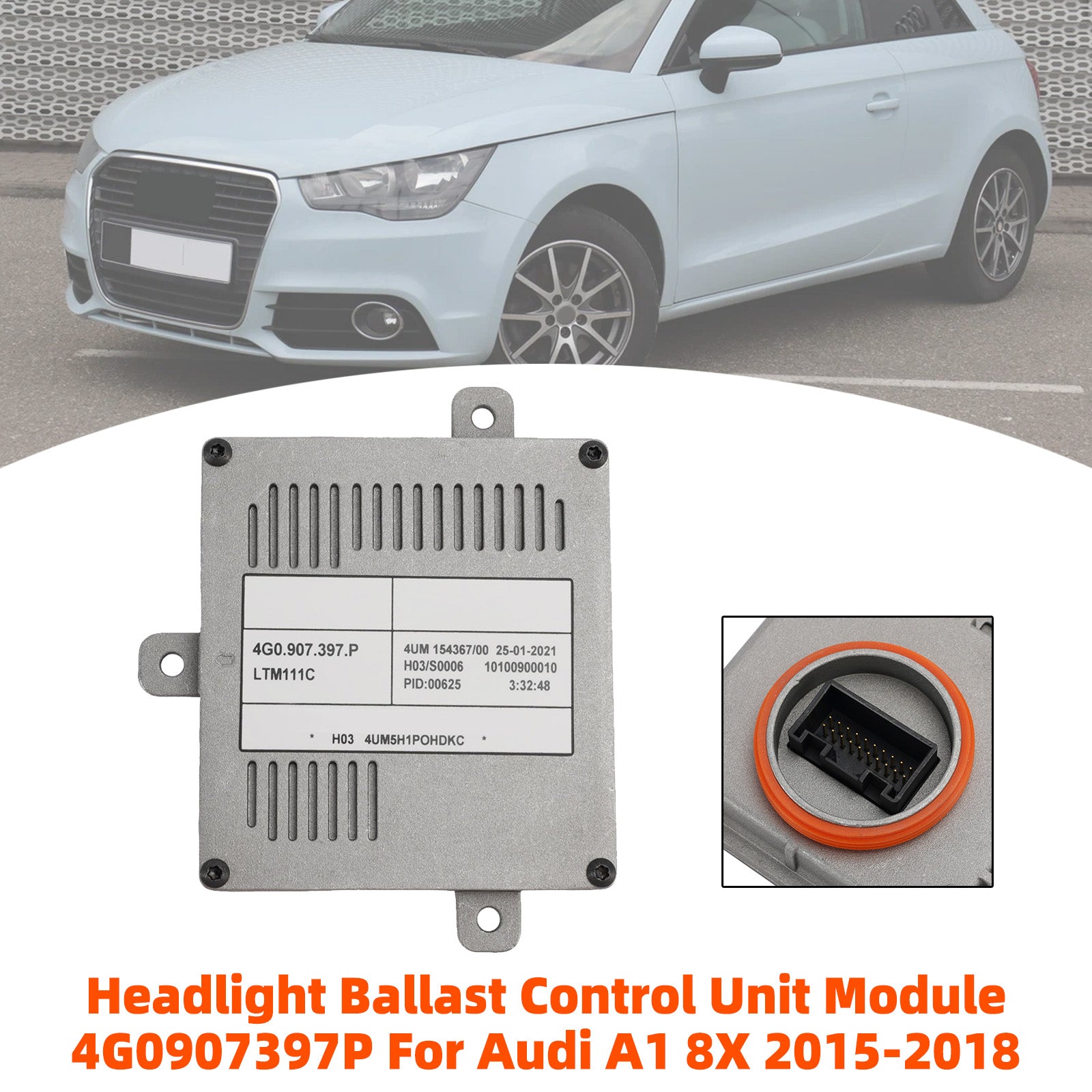 Headlight Ballast Control Unit Module 4G0907397P For Audi A1 8X 2015-2018