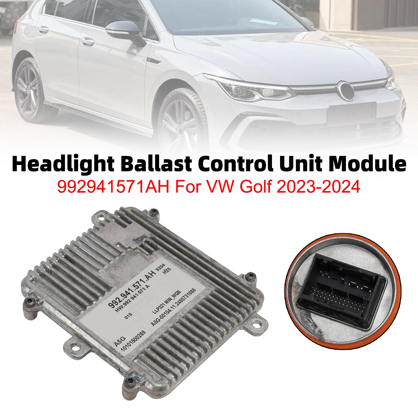 Headlight Ballast Control Unit Module 992941571AH For VW Golf 2023-2024