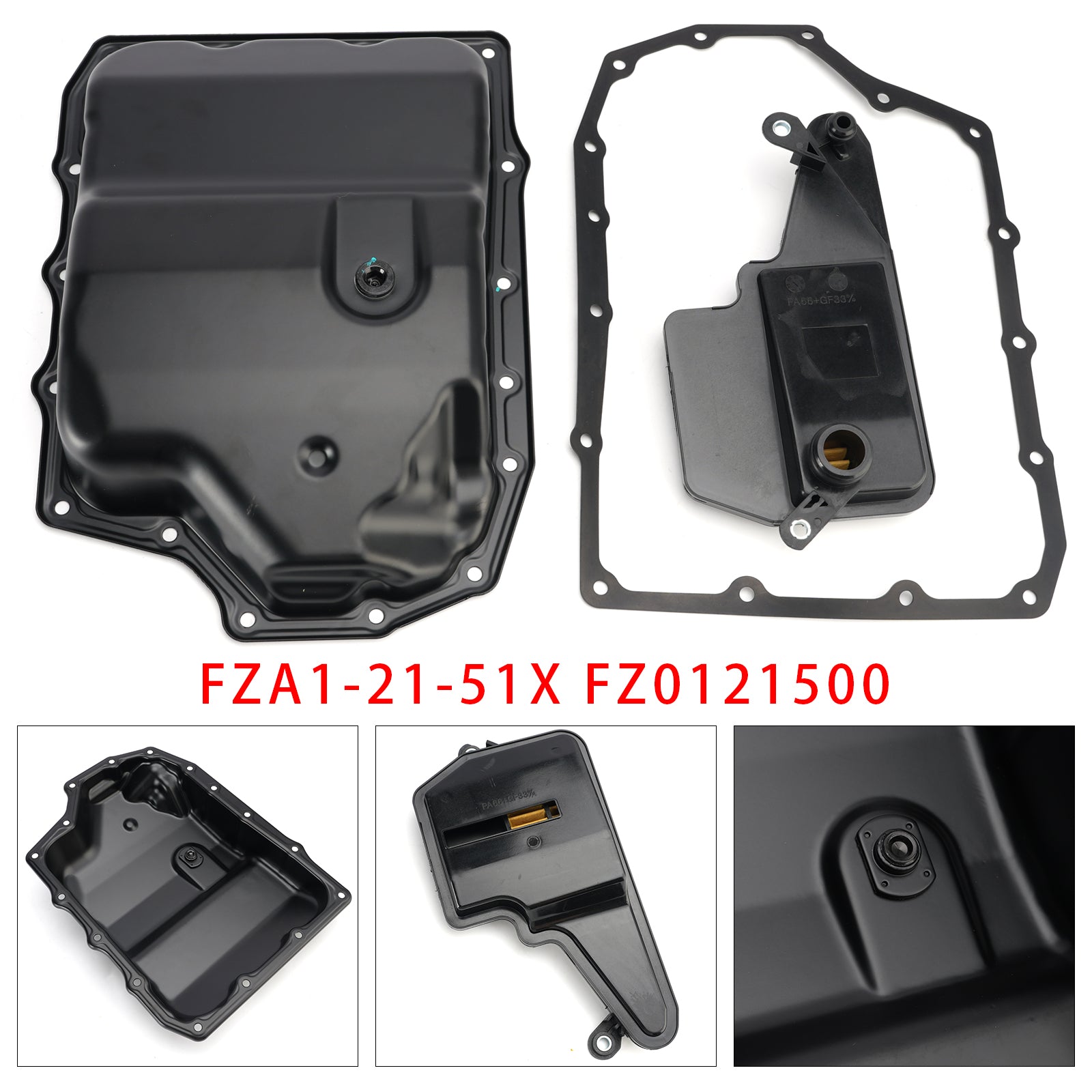 Transmission Oil Pan W/Gasket??Filter Kit For Mazda 3 2.0L 2.5L 2012-2018