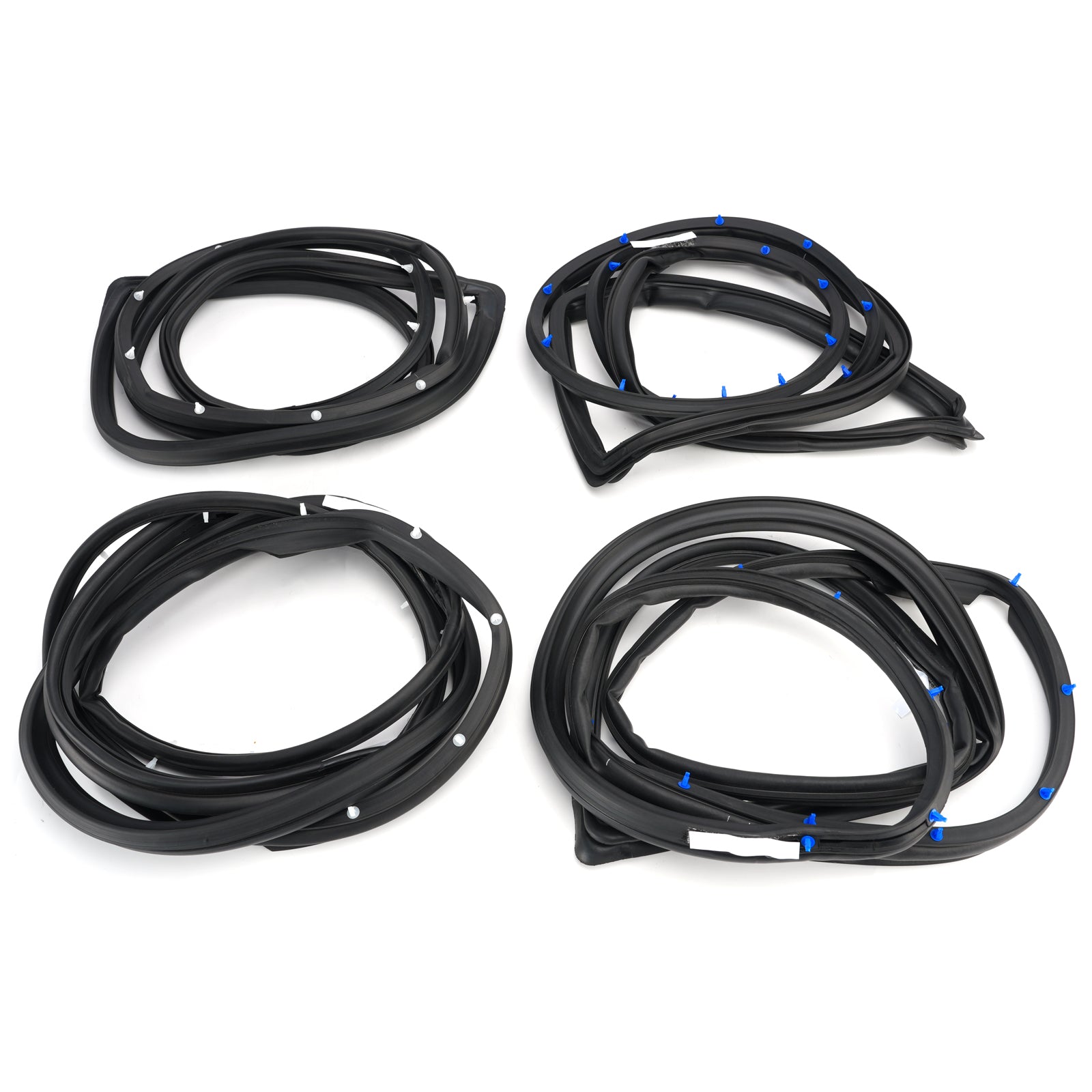 4Pcs Door Weatherstrip For Toyota Land Cruiser Fj80 Fzj80 Hzj81 Hdj80 1990-1998