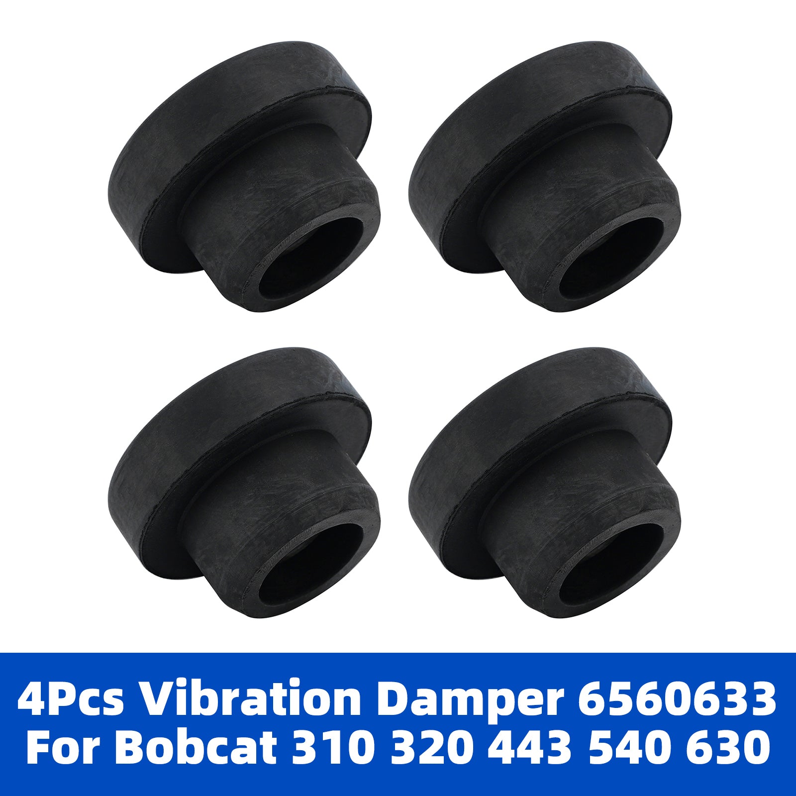 4Pcs Vibration Damper 6560633 For Bobcat 310 320 443 540 630 743 751 753 873