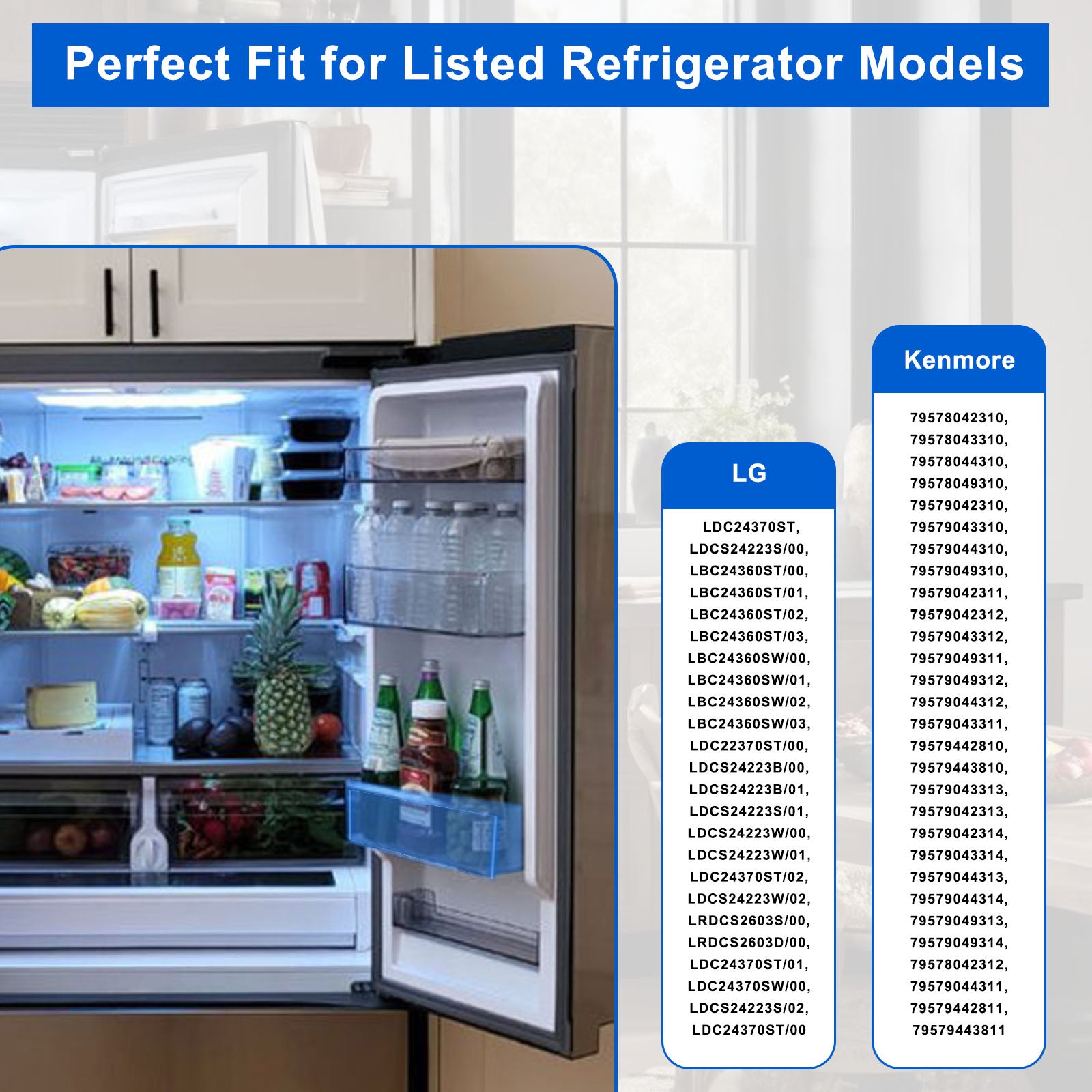 MAN62749601 Refrigerator Door Rack replacement for LG ?? Kenmore Fridges