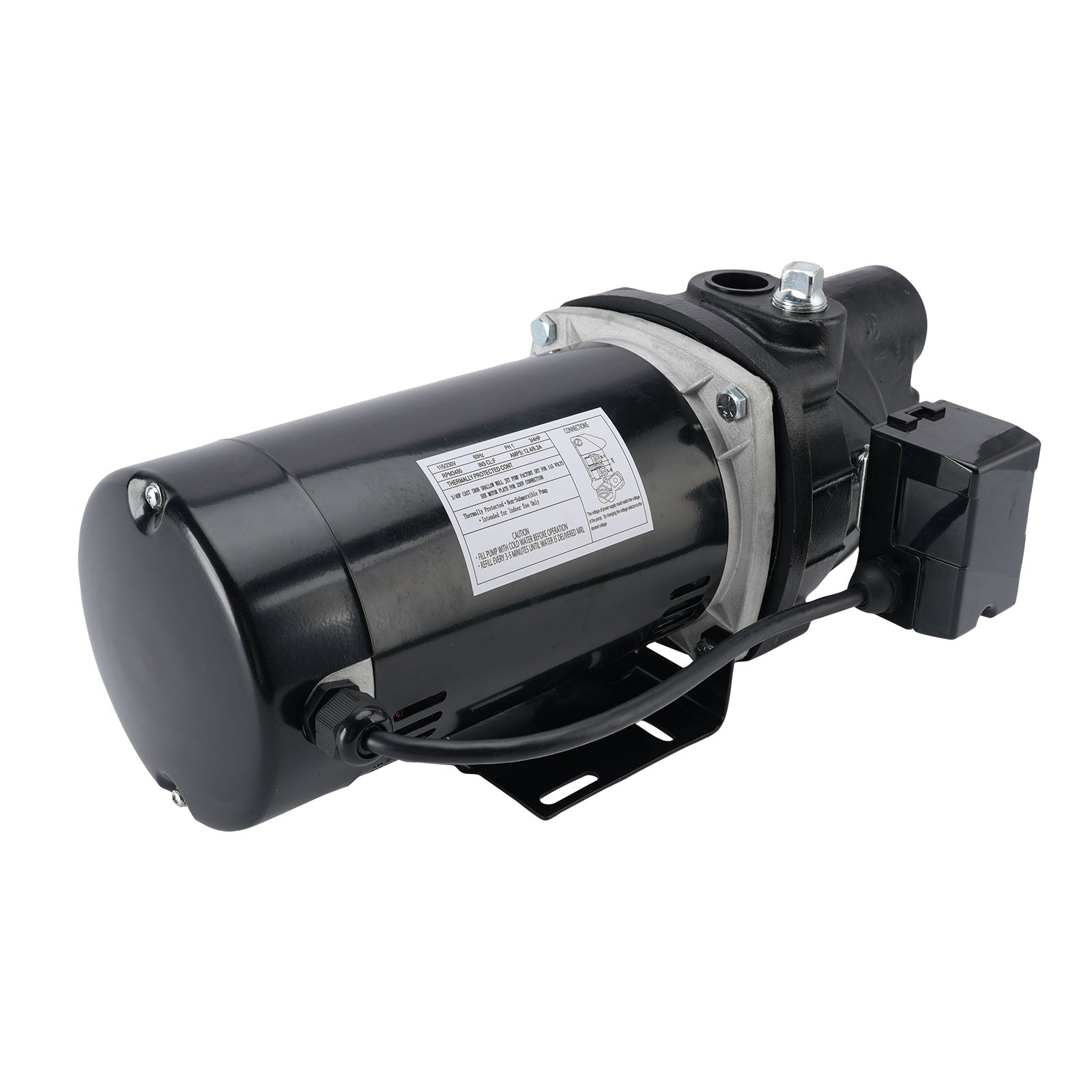 SWS75 Heavy Duty 3/4HP 779 GPH Cast Iron Shallow Well Jet Pump 040066218780