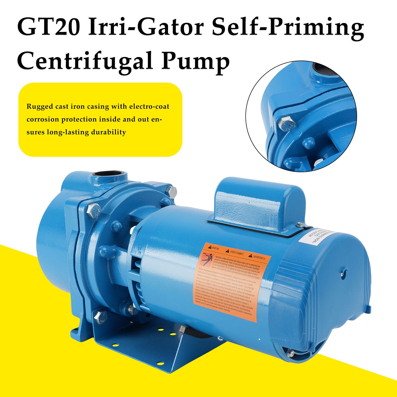 GT20 Irri Gator Self Priming Centrifugal Pump