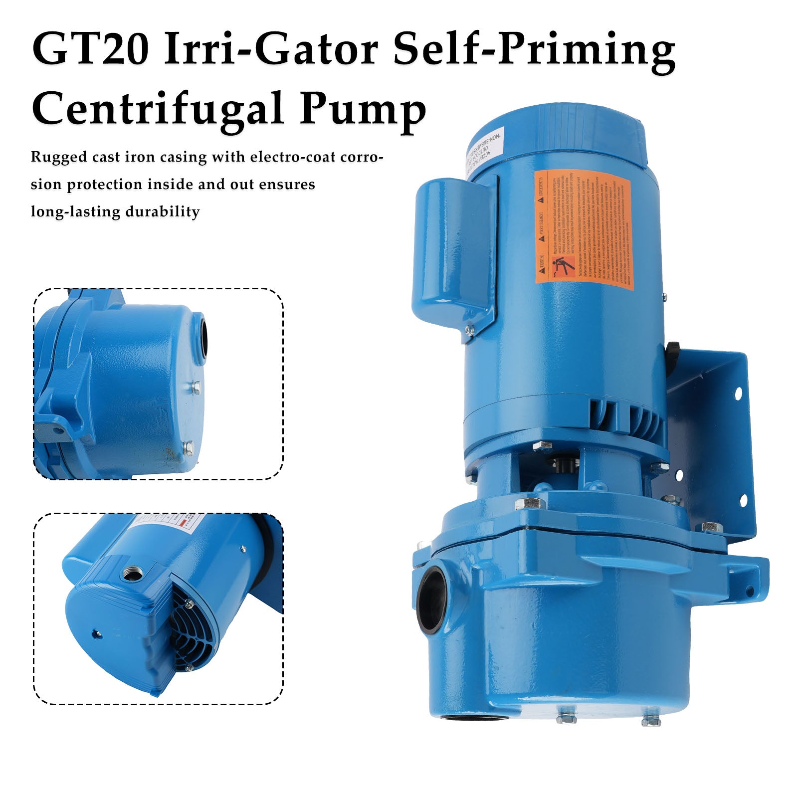 GT20 Irri Gator Self Priming Centrifugal Pump