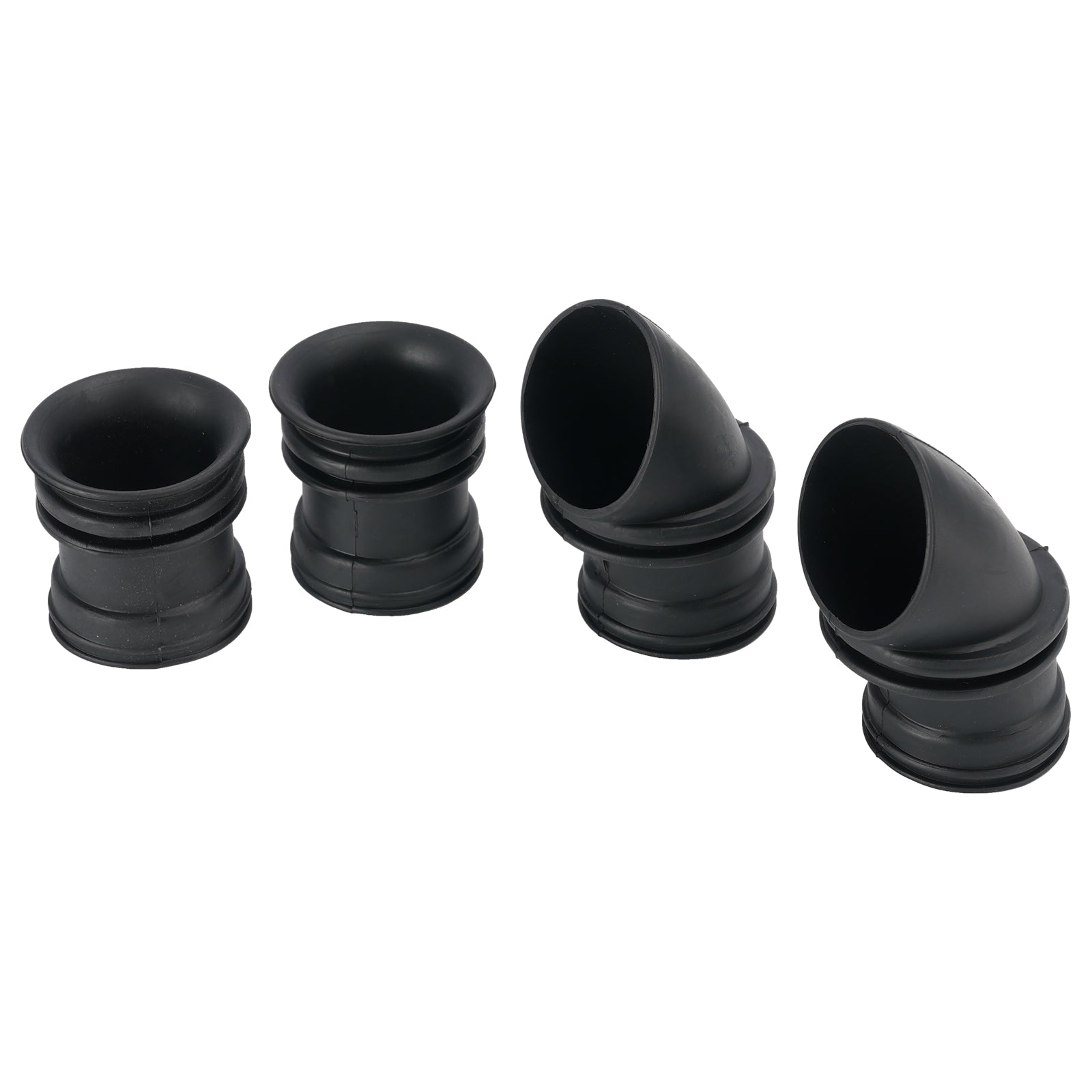 4x Air Box Rubber Adapter Boot Set For Kawasaki KZ550 KZ550C LTD KZ650 KZ650C