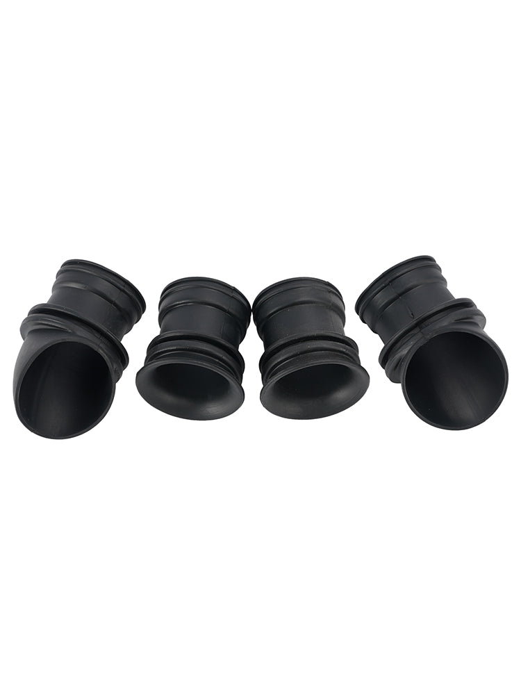 4x Air Box Rubber Adapter Boot Set For Kawasaki KZ550 KZ550C LTD KZ650 KZ650C