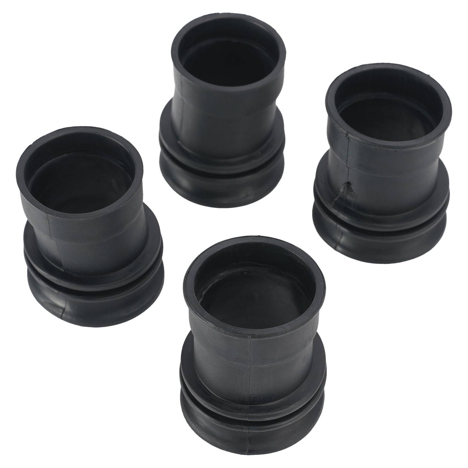 4x Air Box Rubber Adapter Boot Set For Kawasaki KZ900 KZ1000 KZ1000K LTD Z1 Z1R