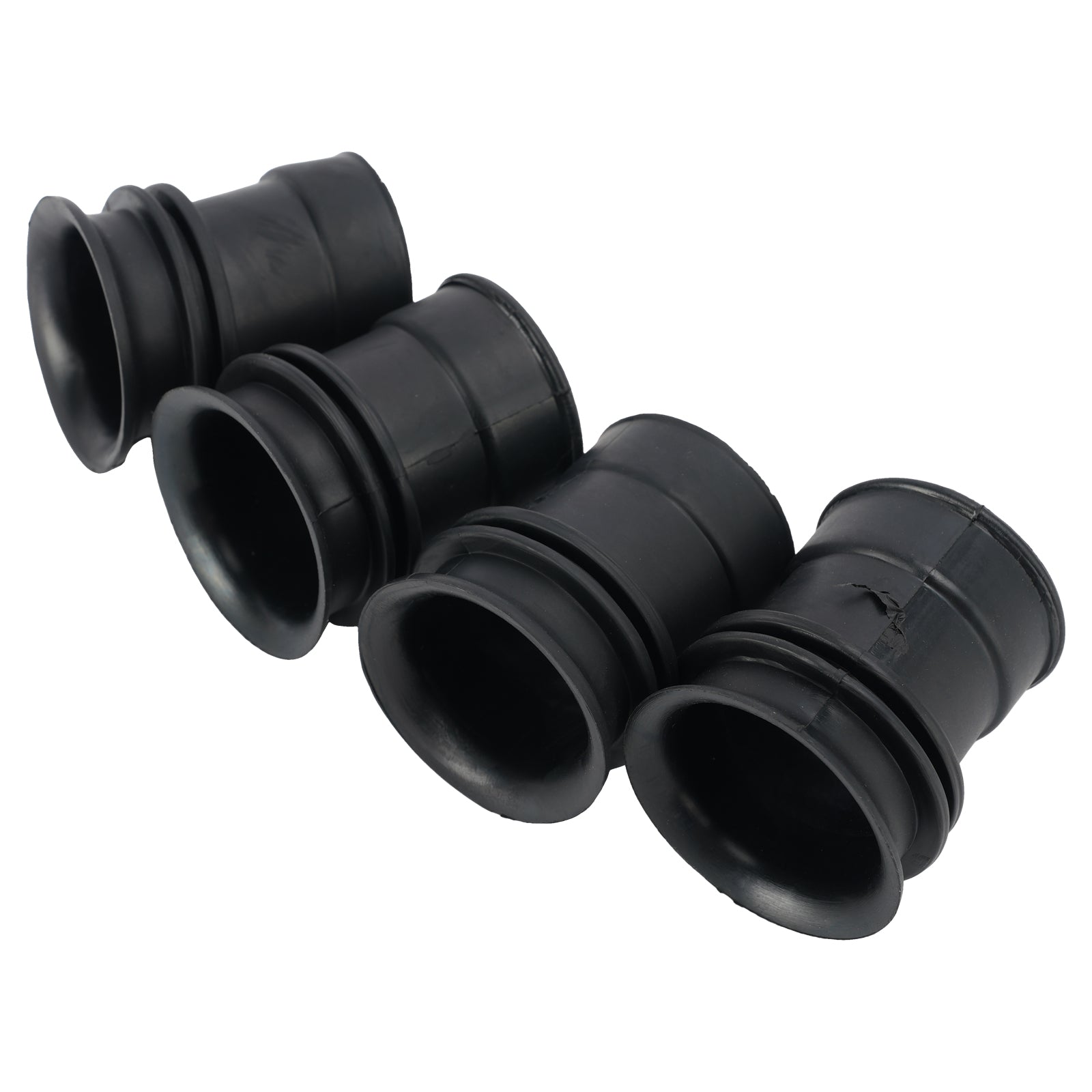 4x Air Box Rubber Adapter Boot Set For Kawasaki KZ900 KZ1000 KZ1000K LTD Z1 Z1R