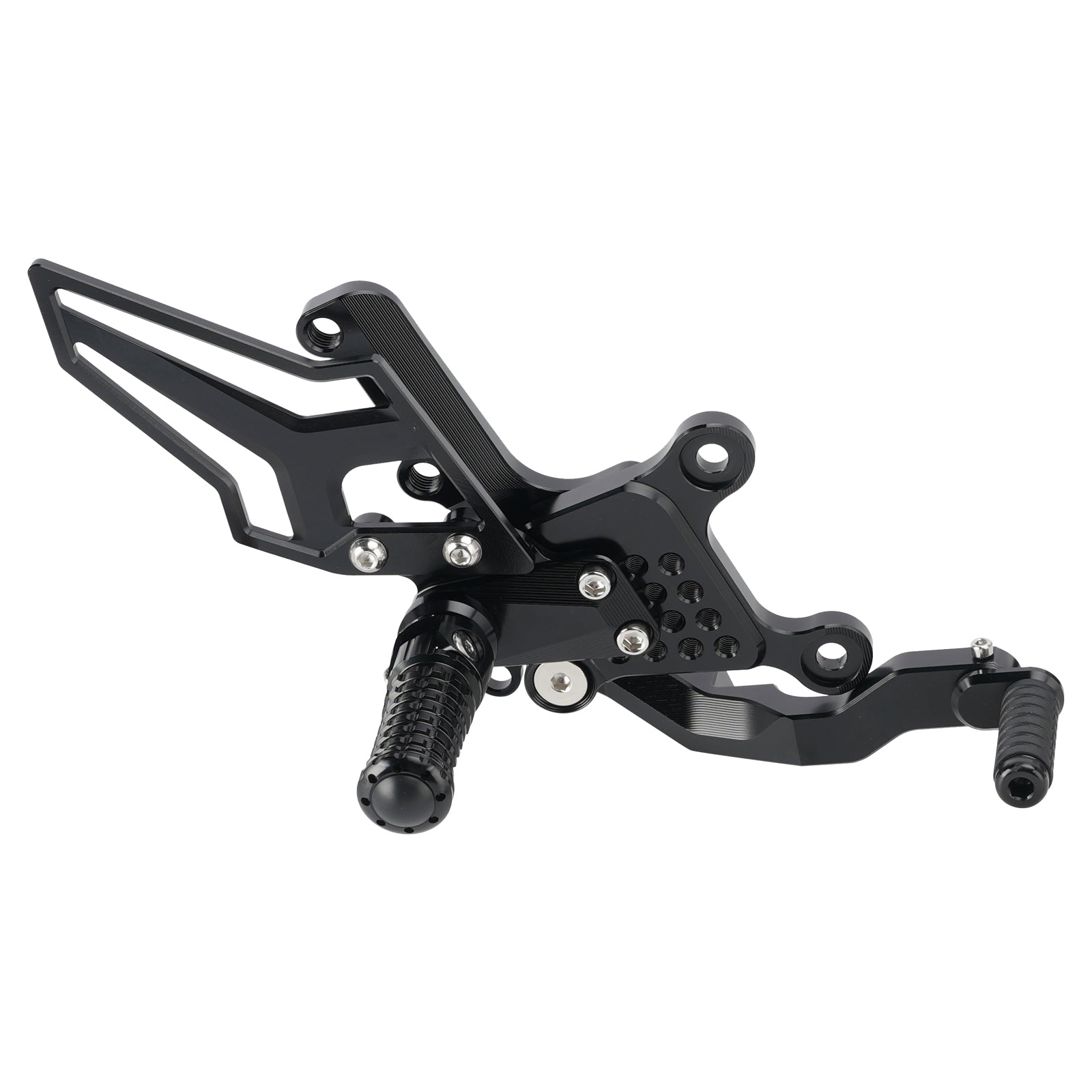 Racing Adjustable Rearsets Foot Pegs Black For Yamaha MT09 MT-09 2024 2025 2026