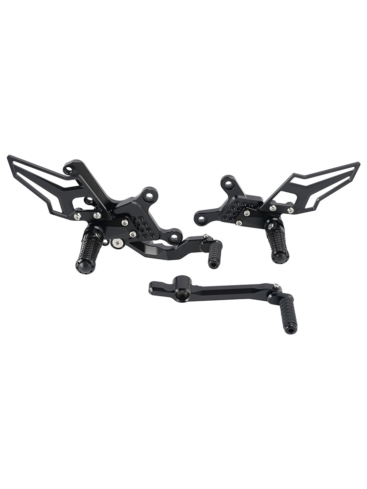 Racing Adjustable Rearsets Foot Pegs Black For Yamaha MT09 MT-09 2024 2025 2026