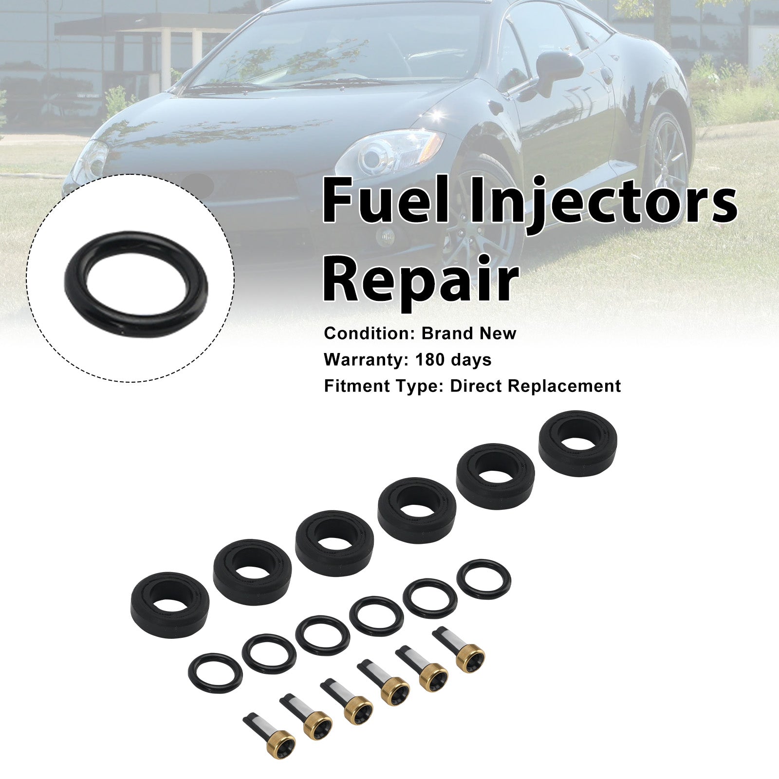 Fuel Injector Seal O-Ring HDB305F Fit Mitsubishi Eclipse Endeavor 2004-2011