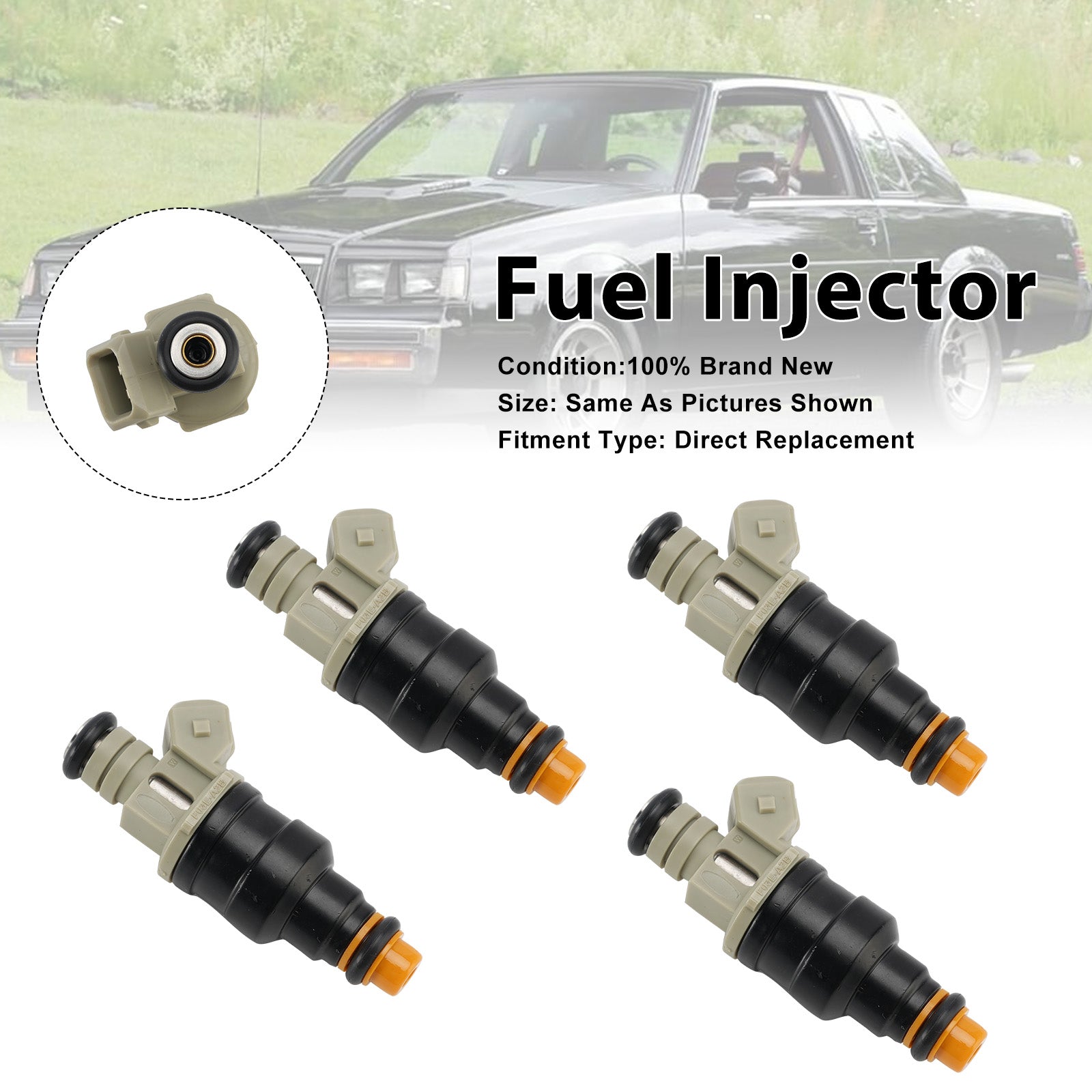 4Pcs Fuel Injector For Ford Ranger 1985-1991 For Mazda B3000 1997 FJ689