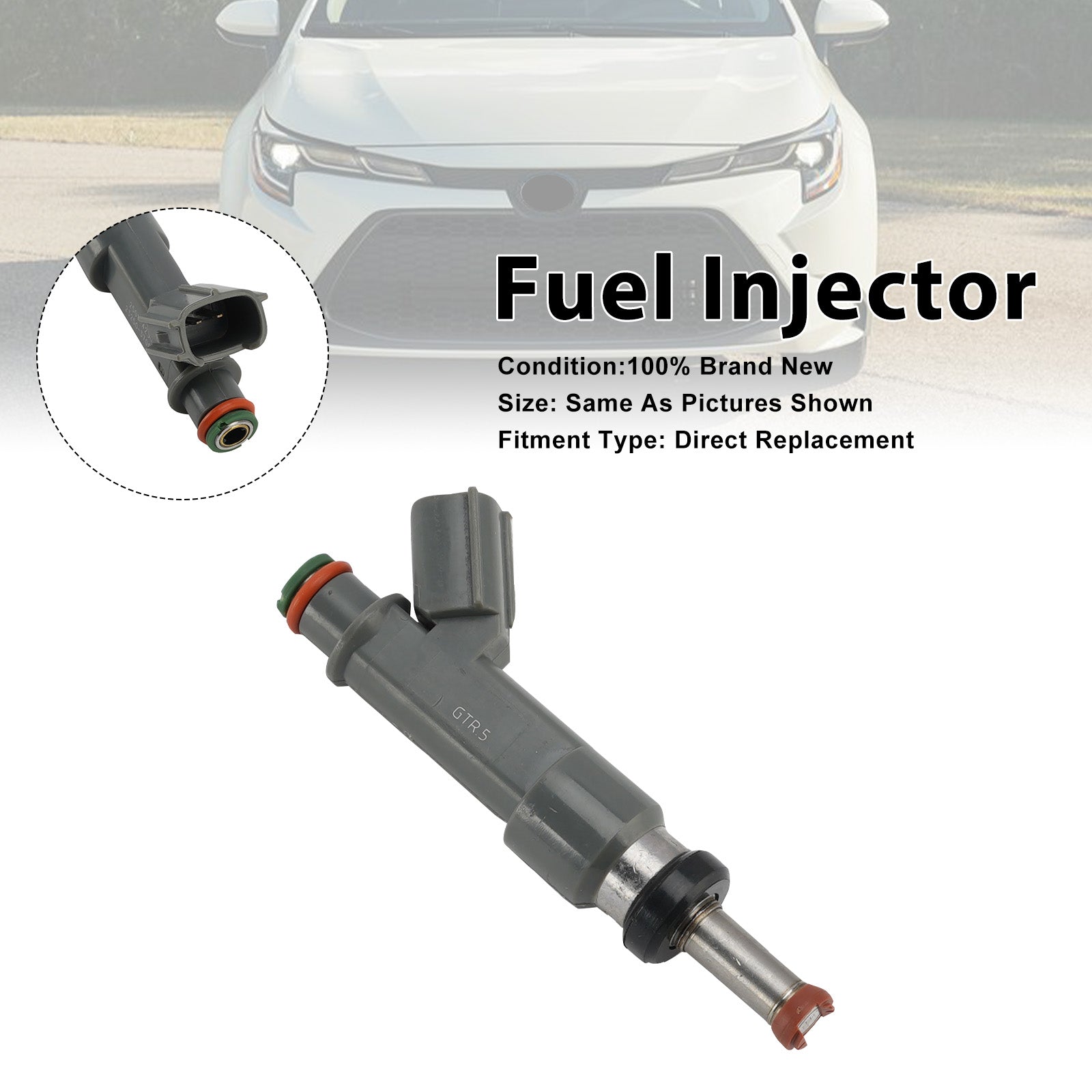 1Pcs Fuel Injector For Toyota Corolla 2020-25 Prius 2016-2022 23250-37080