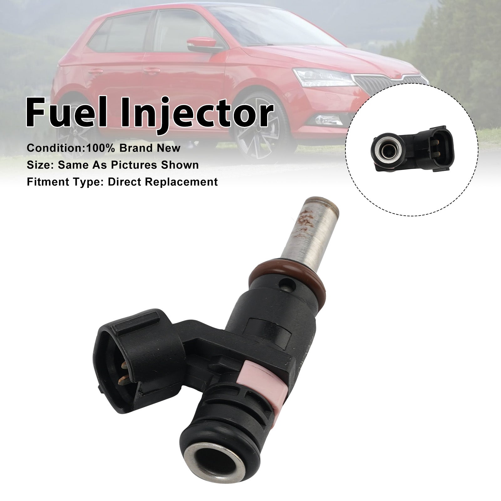 1Pcs Fuel Injector For SKODA FABIA MK3 NJ 1.0 MPI 2019 04E906031L