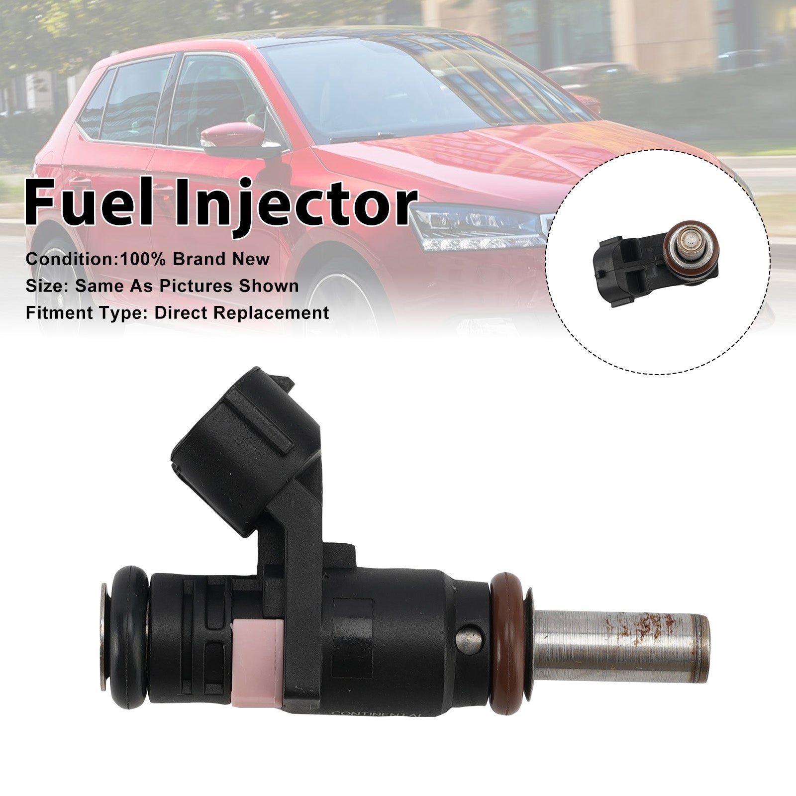 1Pcs Fuel Injector For SKODA FABIA MK3 NJ 1.0 MPI 2019 04E906031L