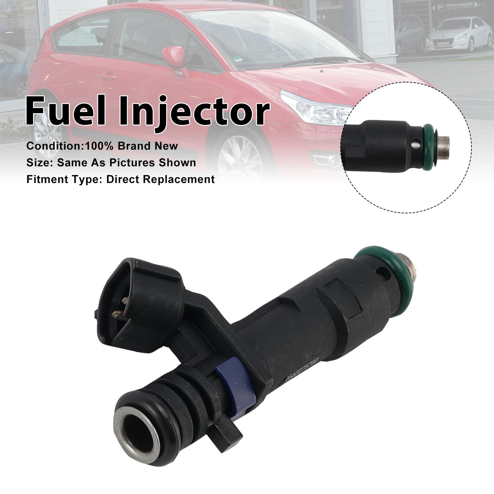 1Pcs Fuel Injector For Citro?n C4 Coupe 2006-07 C5 II 2004-2008 9660275780