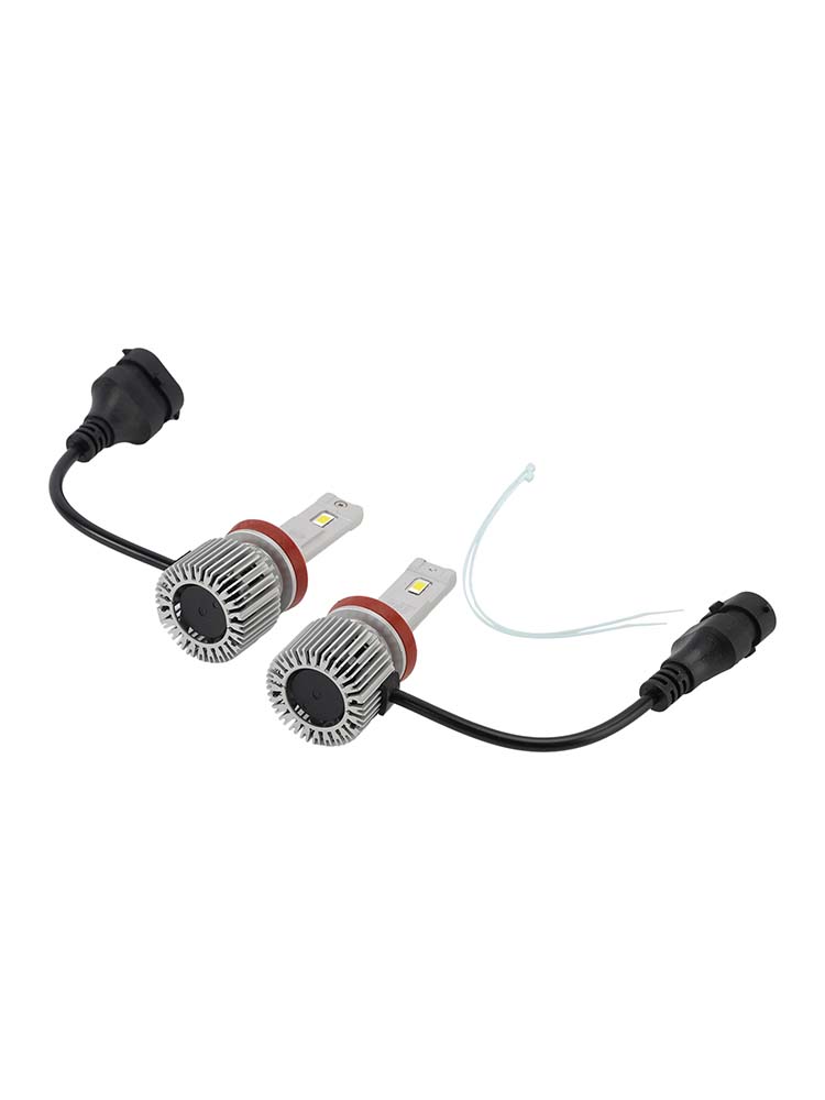 LED Headlight Bulb Kit Hi/Low Beam H8/H9/H11 12V 35W 6500K 2500LM For HELLA