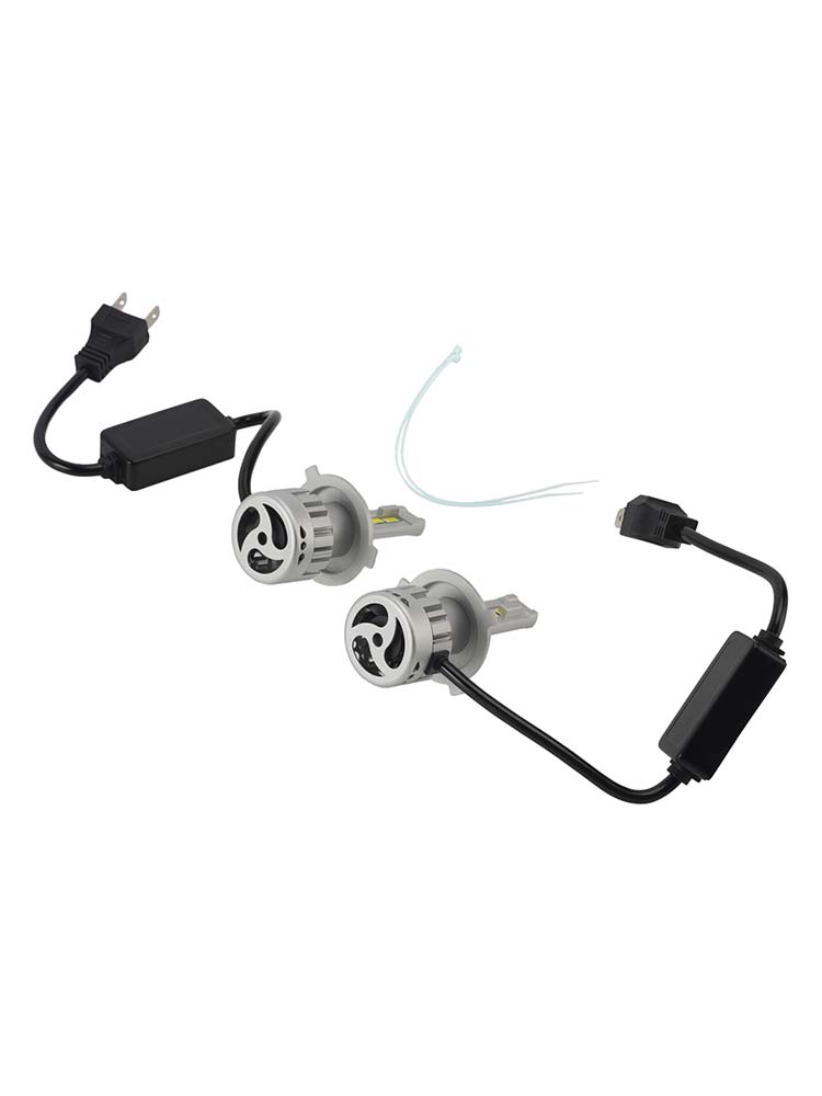 LED Headlight Bulb Kit High Low Beam Lamp H4 12V 55W 6500K 4000LM For HELLA