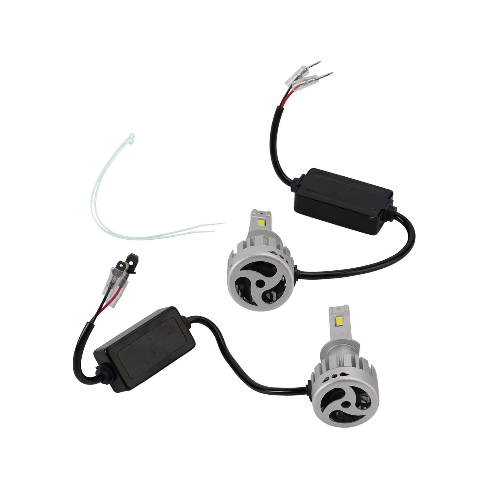 LED Headlight Bulb Kit High Low Beam Lamp H1 12V 55W 6500K 4000LM For HELLA