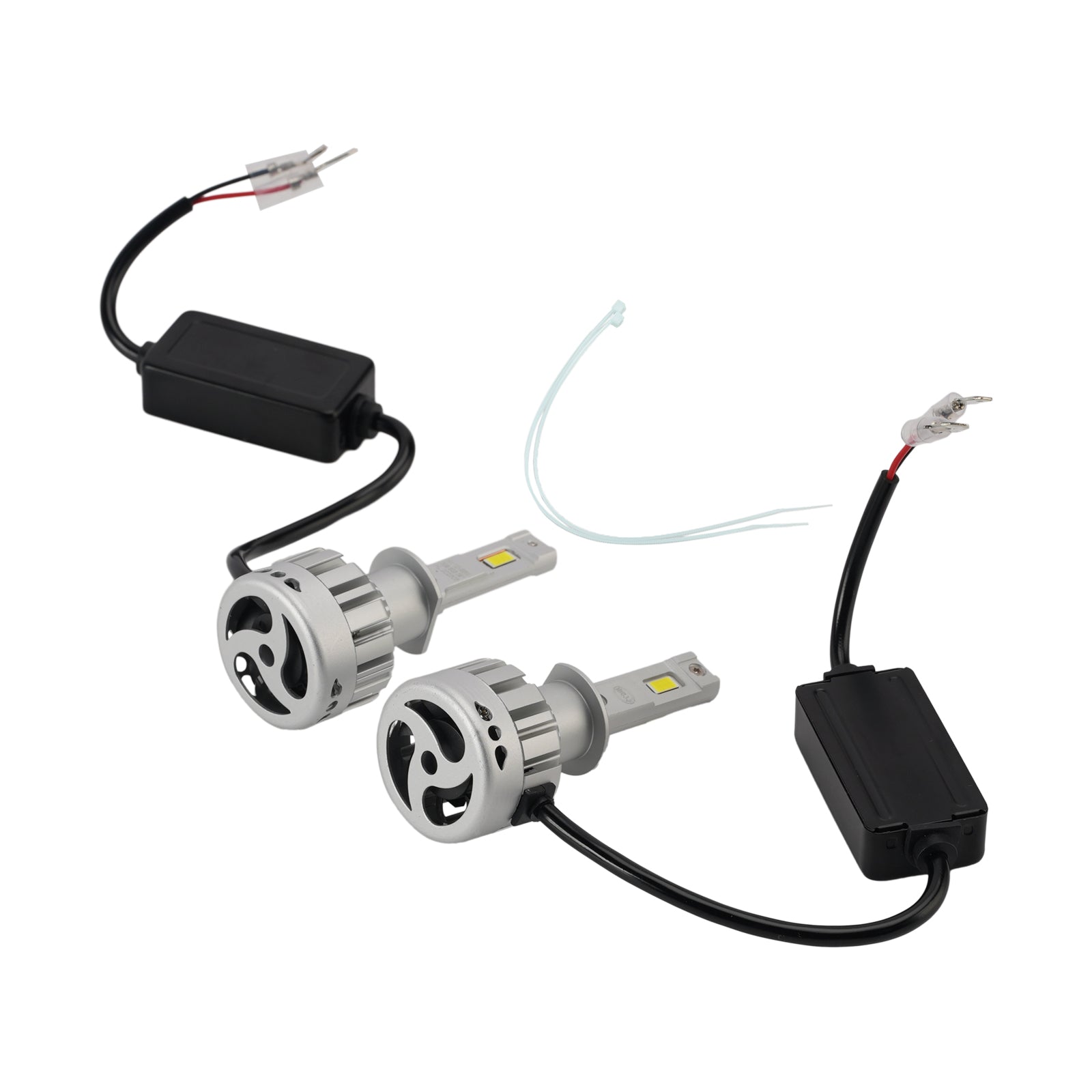 LED Headlight Bulb Kit High Low Beam Lamp H1 12V 55W 6500K 4000LM For HELLA