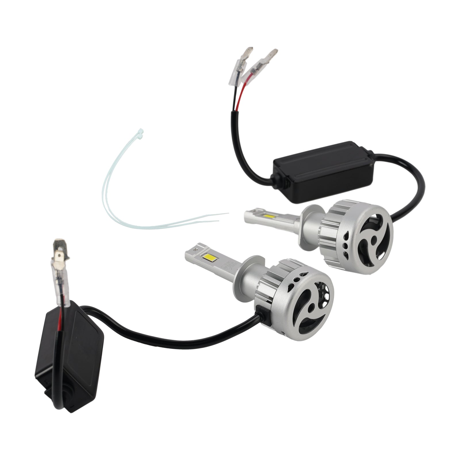 LED Headlight Bulb Kit High Low Beam Lamp H1 12V 55W 6500K 4000LM For HELLA