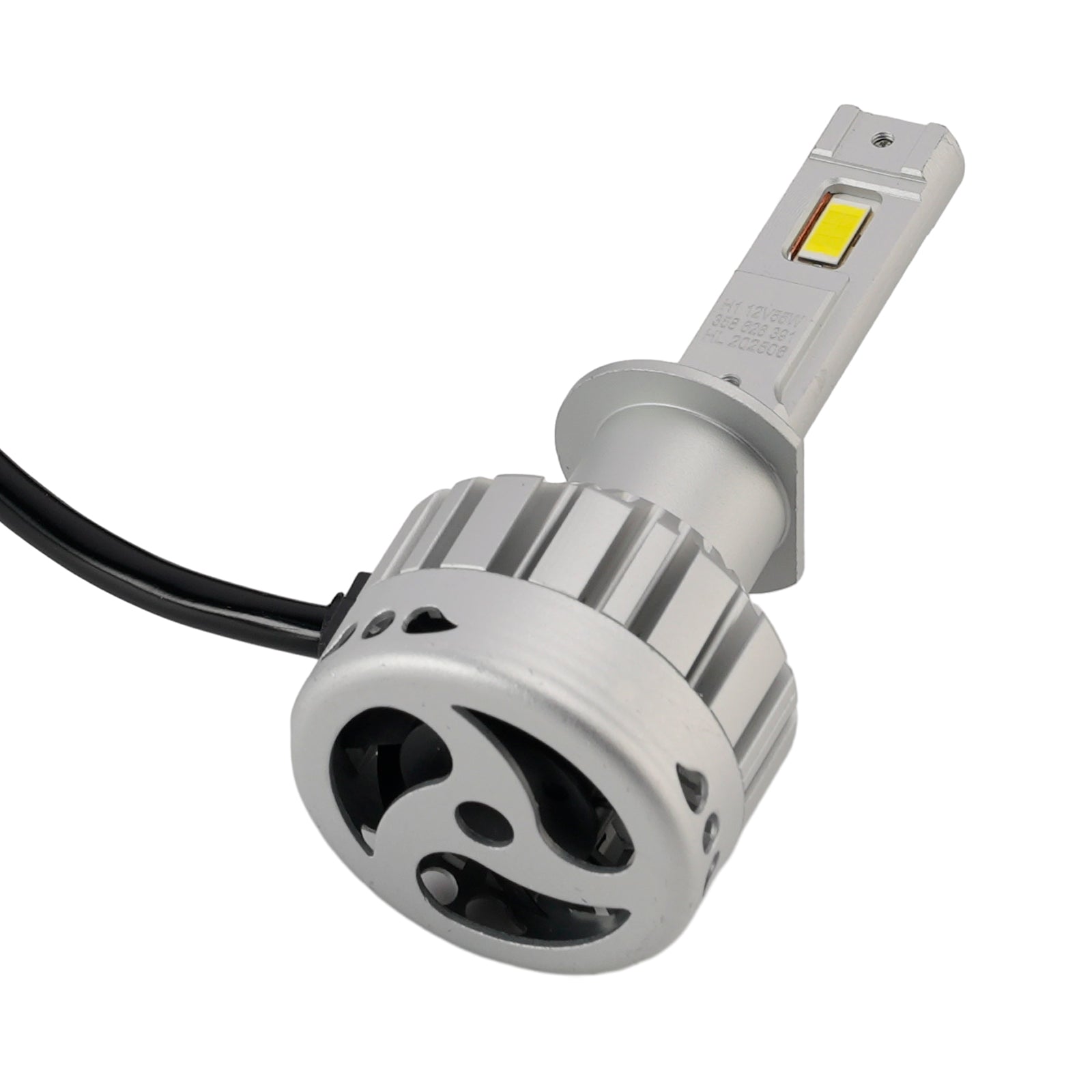 LED Headlight Bulb Kit High Low Beam Lamp H1 12V 55W 6500K 4000LM For HELLA