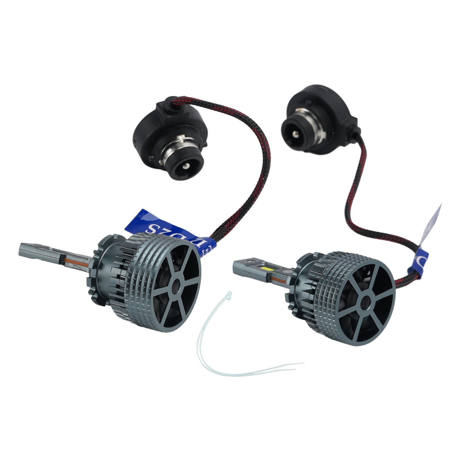 LED Headlight Bulb Kit High Low Beam Lamp D2S 12V 35W 6500K For HELLA