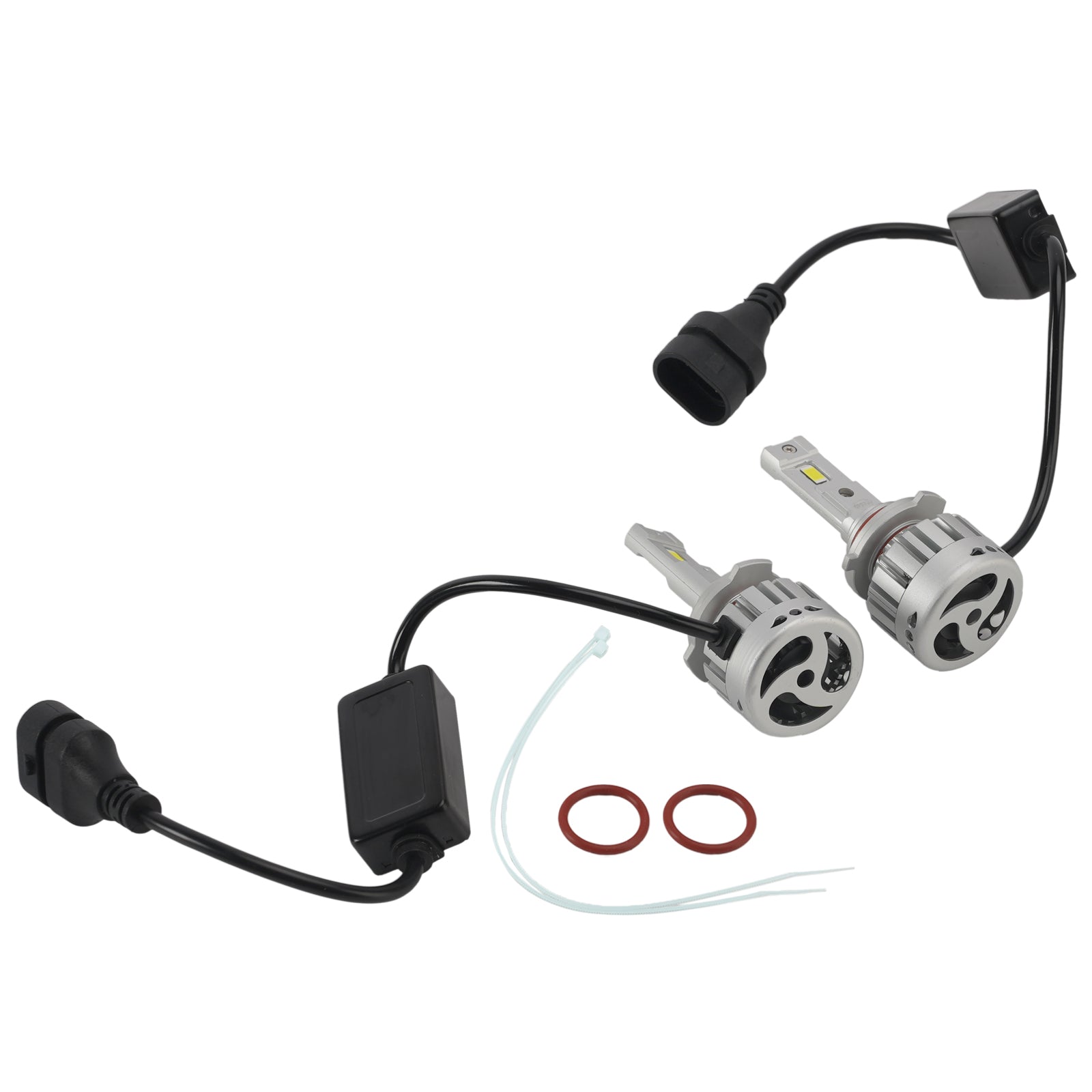 LED Headlight Bulb Kit High Low HB3/4 9005 9006 12V 55W 6500K 4000LM For HELLA