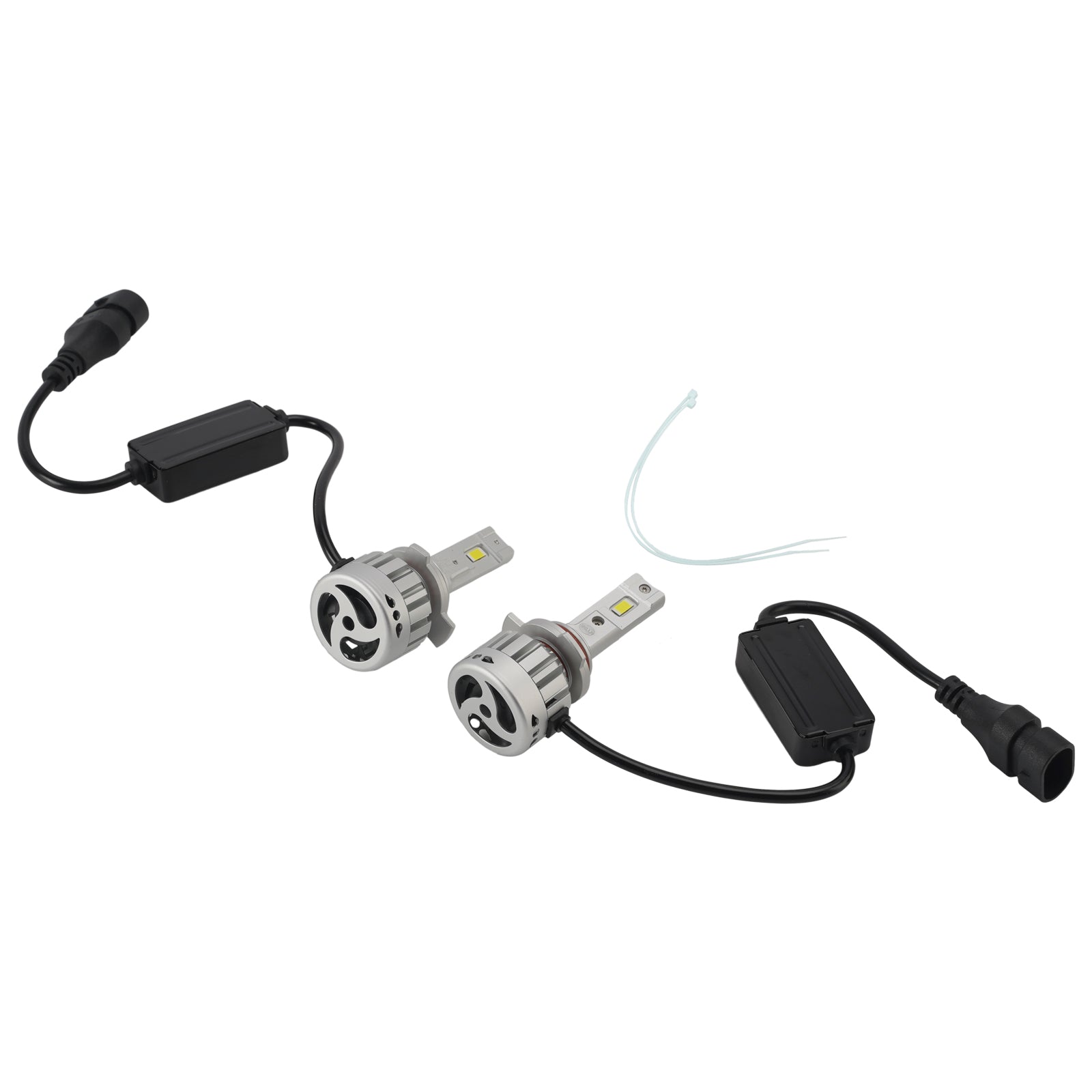 LED Headlight Bulb Kit High Low Beam HIR2 9012 12V 55W 6500K 4000LM For HELLA