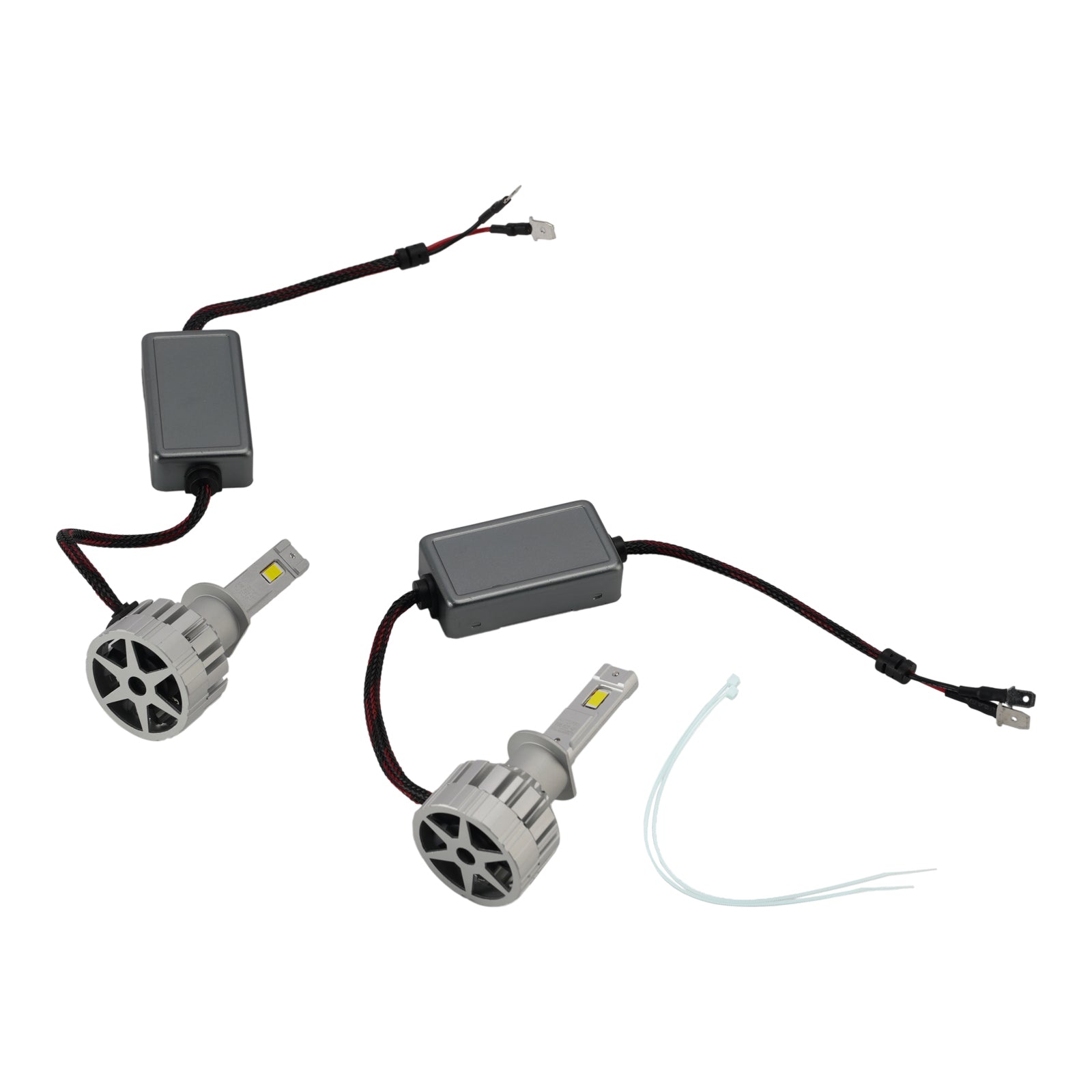LED Headlight Bulb Kit High Low Beam Lamp H1 12V 75W 6500K For HELLA