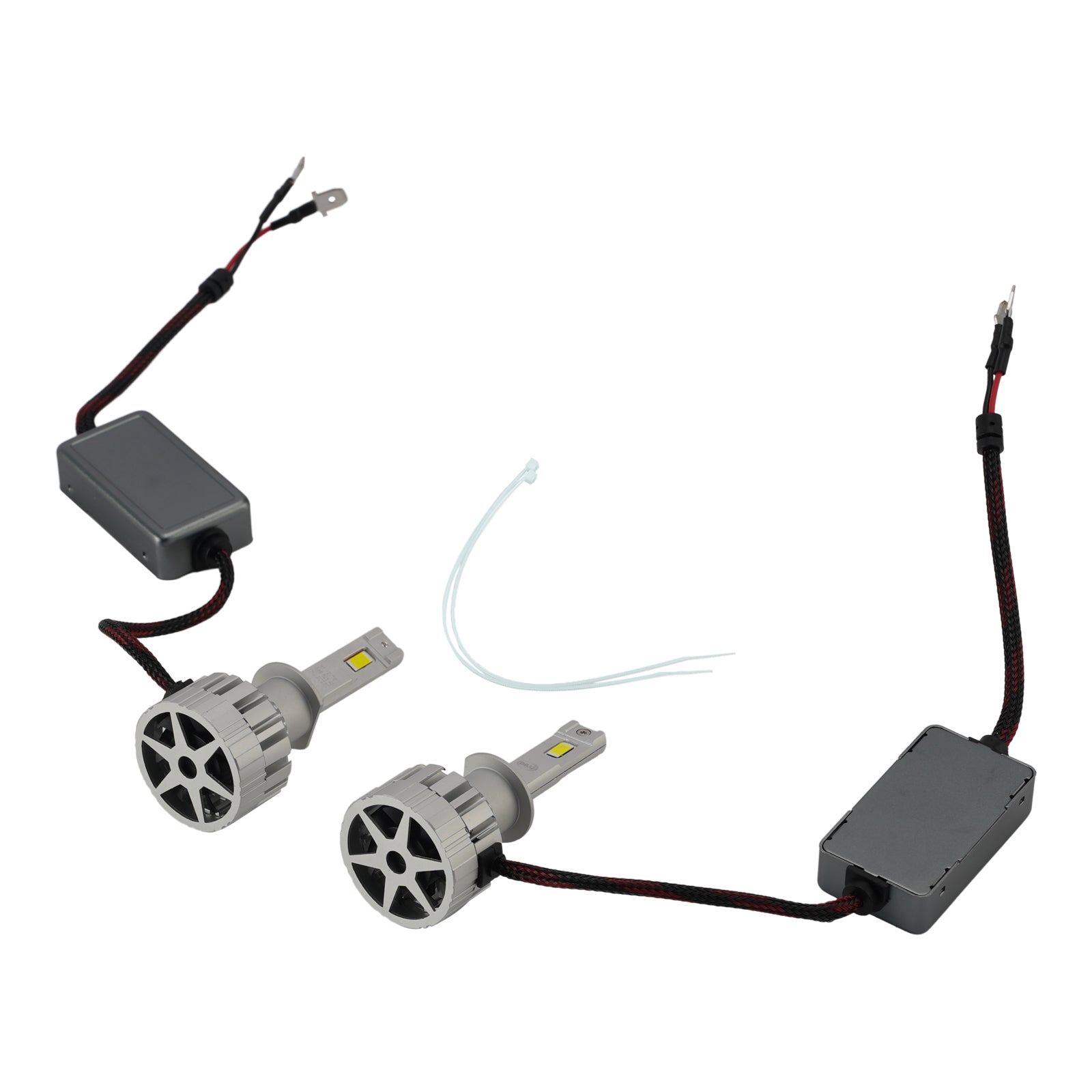 LED Headlight Bulb Kit High Low Beam Lamp H1 12V 75W 6500K For HELLA