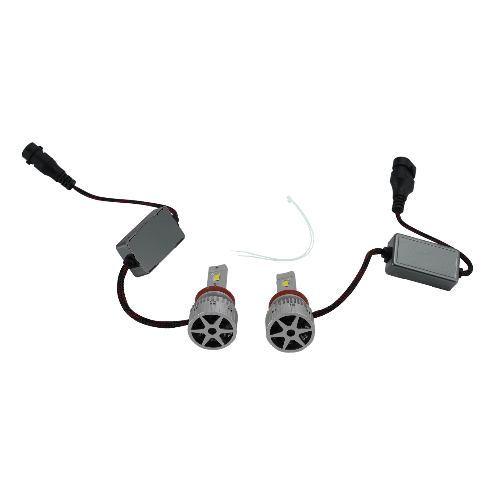 LED Headlight Bulb Kit High Low Beam Lamp H8 H9 H11 12V 75W 6500K For HELLA