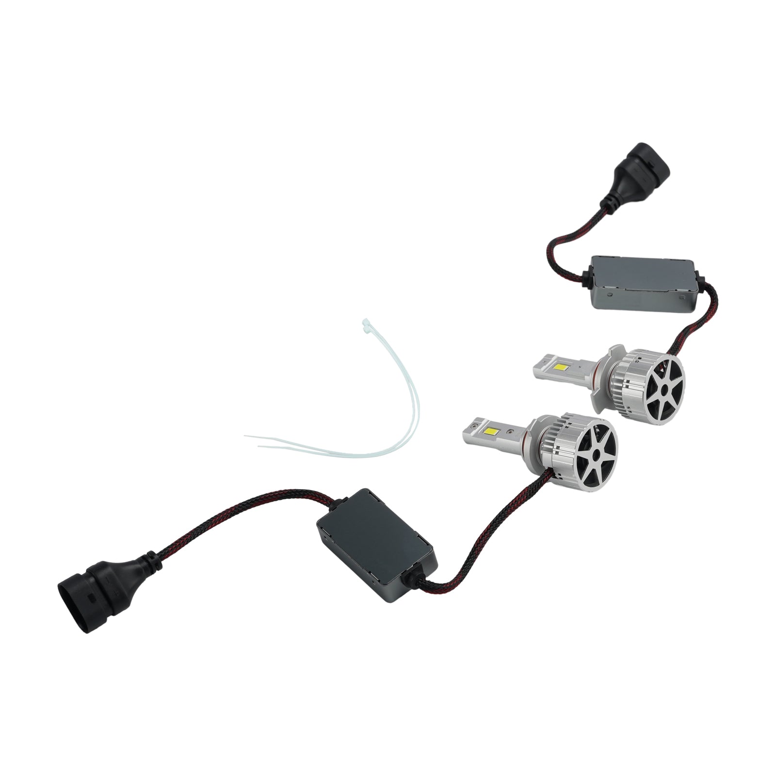 LED Headlight Bulb Kit High Low Beam Lamp HIR2 9012 12V 75W 6500K For HELLA