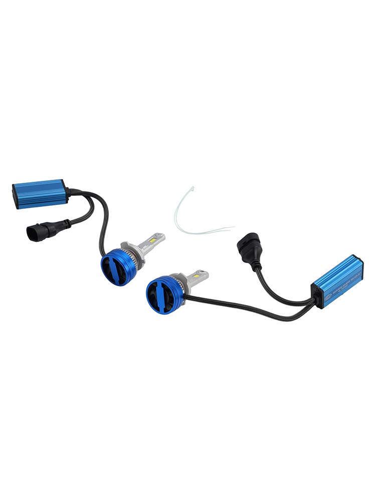 LED Headlight Bulb Kit High Low Beam Lamp HB3/4 9005/6 24V 65W 6500K For HELLA