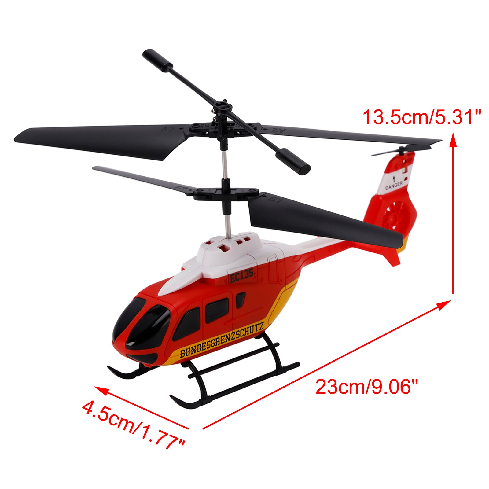 Z15 2.4GHz 3.5CH 6Axis Gyro RC Helicopter Airplane Toy Gift With 2 Batteries Red
