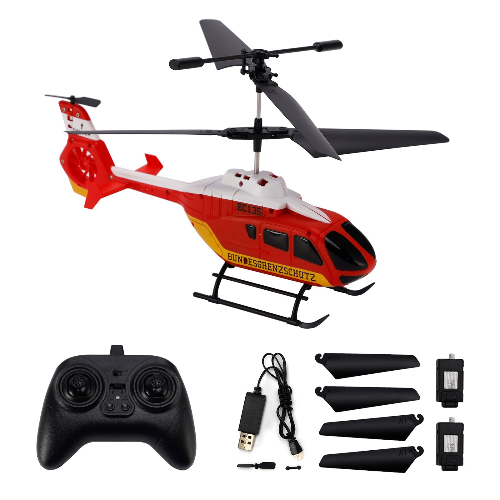 Z15 2.4GHz 3.5CH 6Axis Gyro RC Helicopter Airplane Toy Gift With 2 Batteries Red