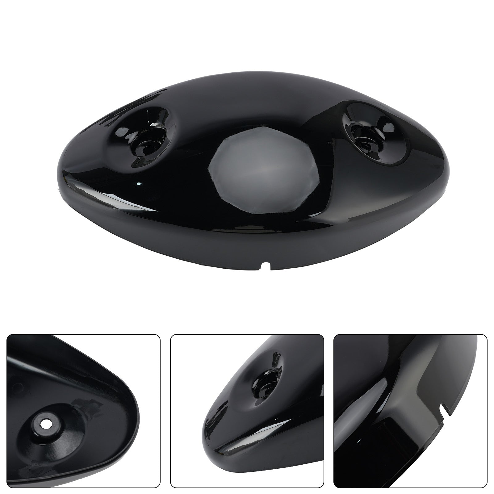 Intake Air Filter Cleaner Cover For Suzuki Intruder VL800 Boulevard C50 01-08 Black