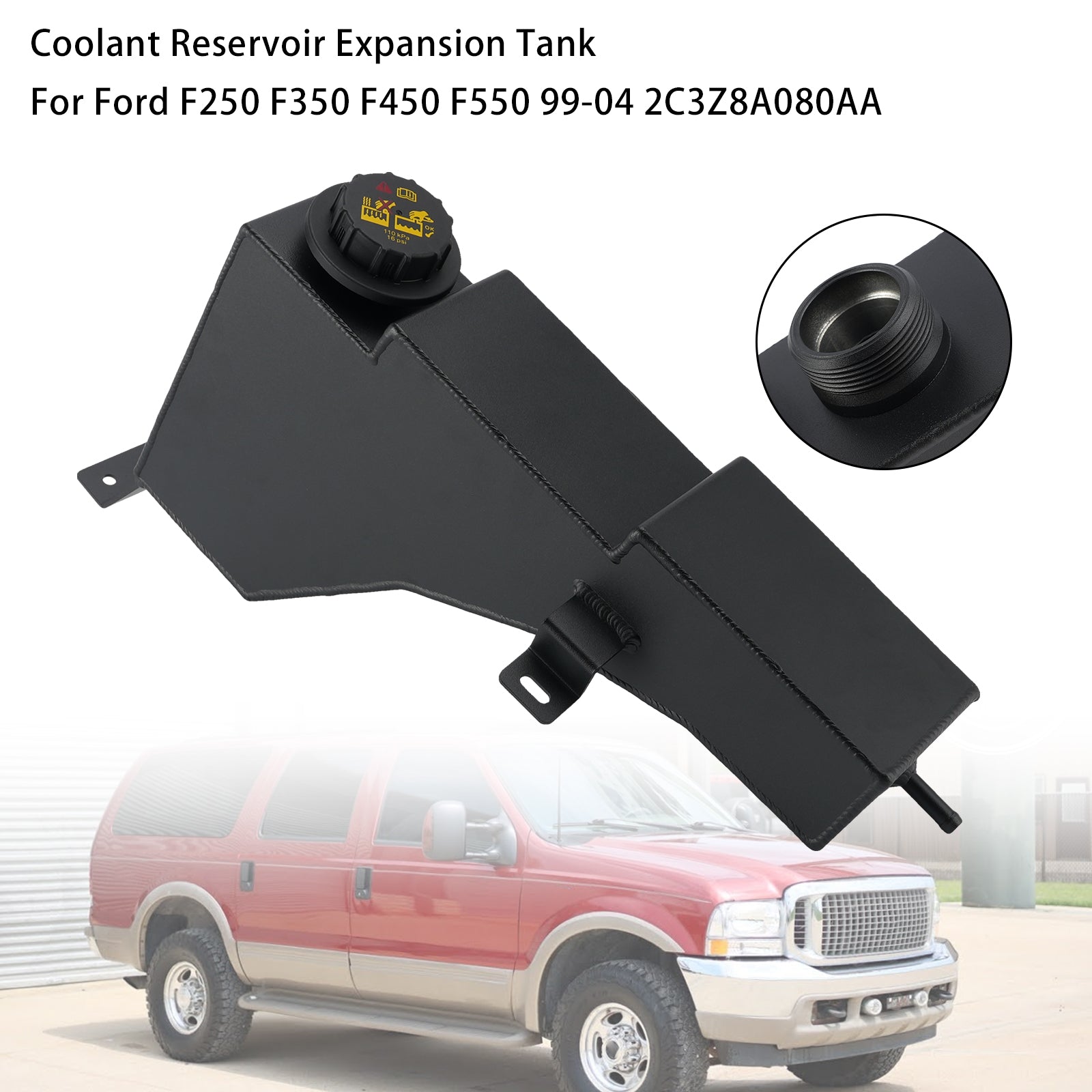 Coolant Reservoir Expansion Tank For Ford F250 F350 F450 F550 99-04 2C3Z8A080AA