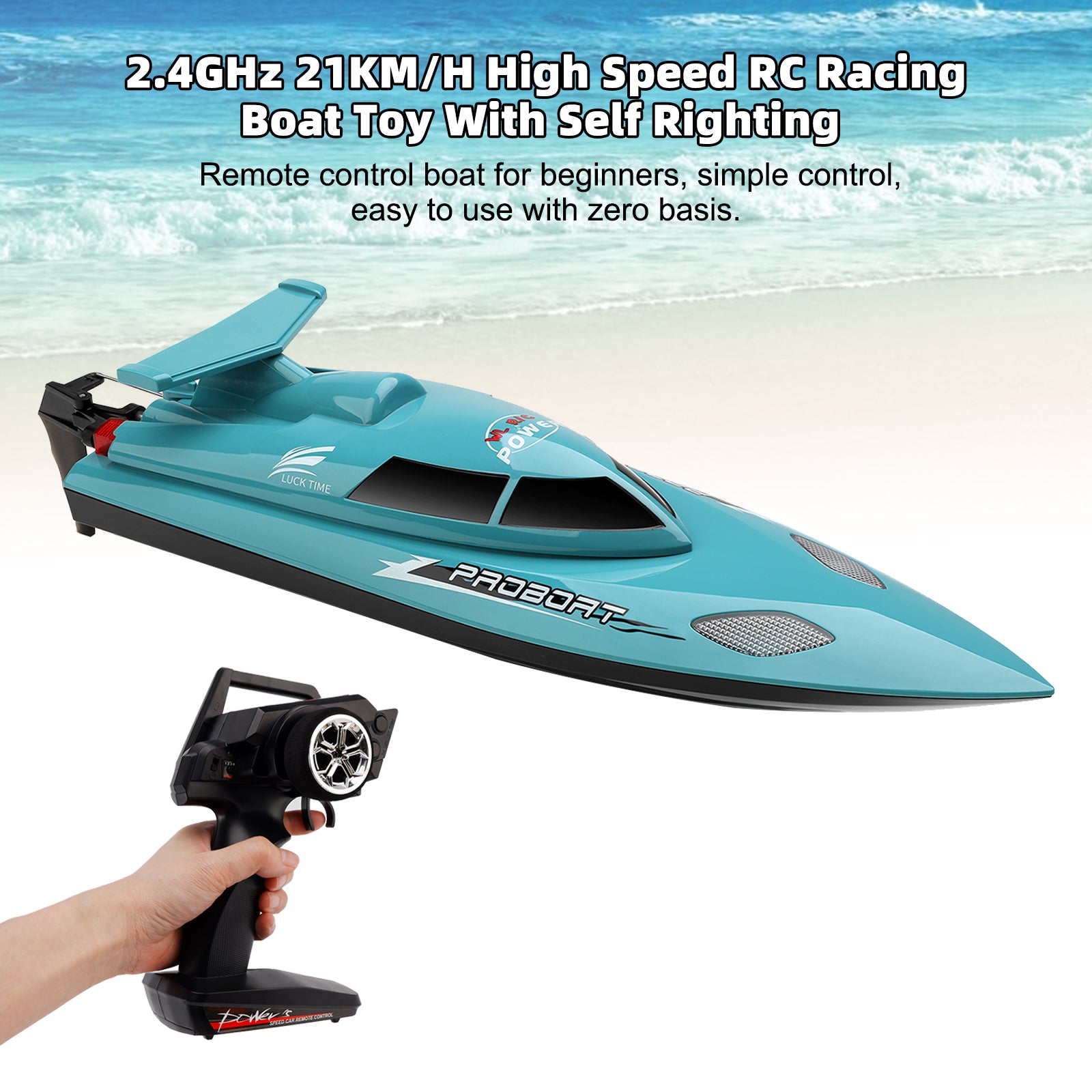 WLtoys WL911-A 2.4GHz 21KM/H High Speed RC Racing Boat Toy With Self Righting
