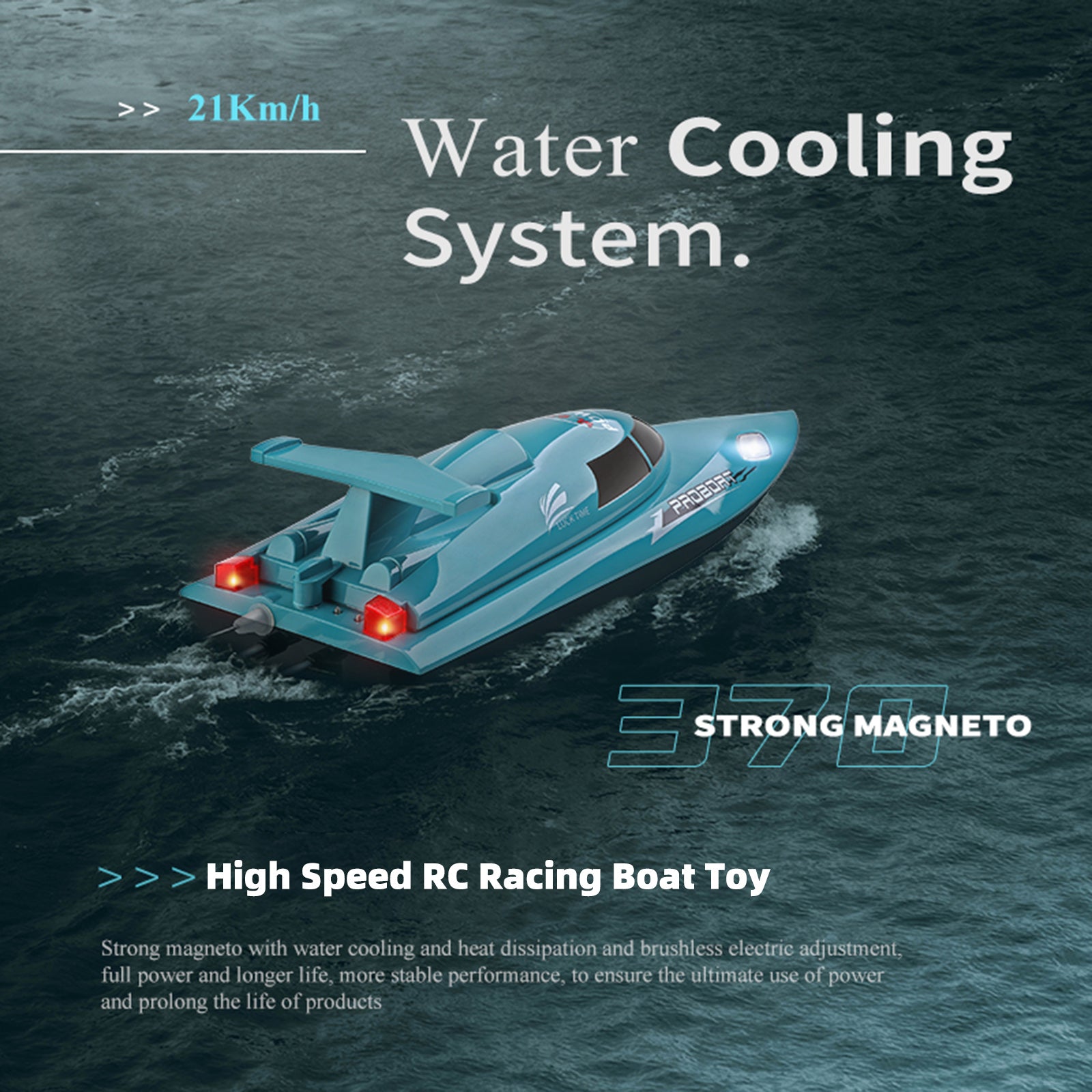 WLtoys WL911-A 2.4GHz 21KM/H High Speed RC Racing Boat Toy With Self Righting