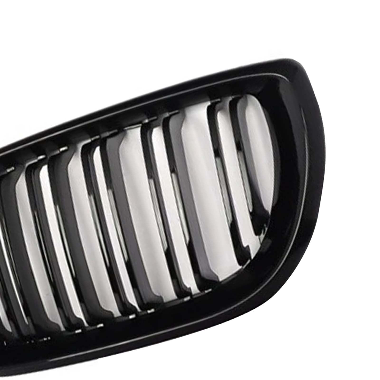 Front Kidney Hood Grille Grill For BMW E46 3 Series 4 Door 2002-2005 Gloss Black