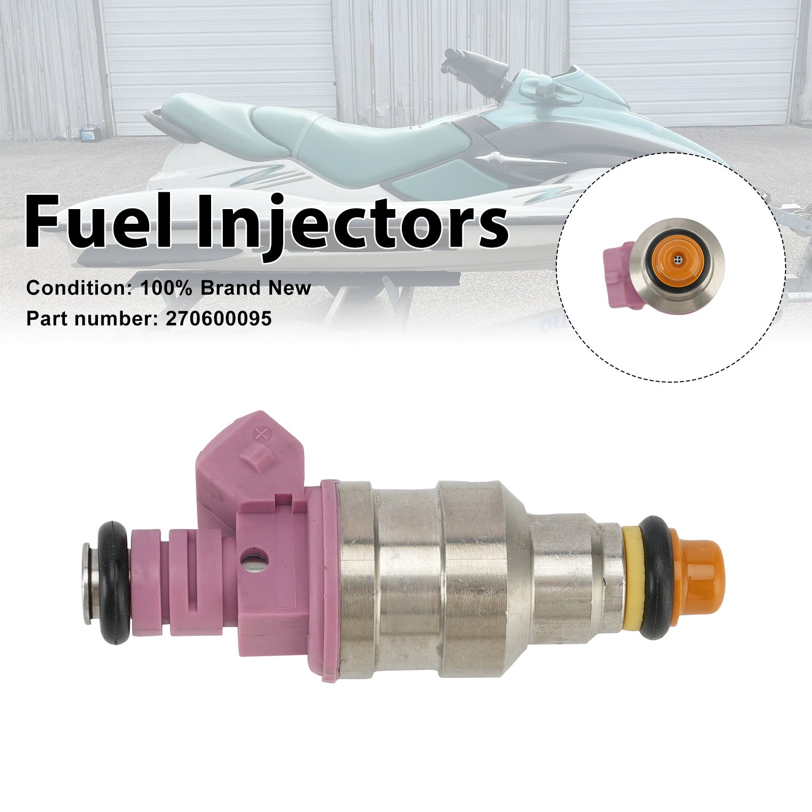 Fuel Injectors 270600095 For Sea-Doo GTX RFI 787 800 1998-2005