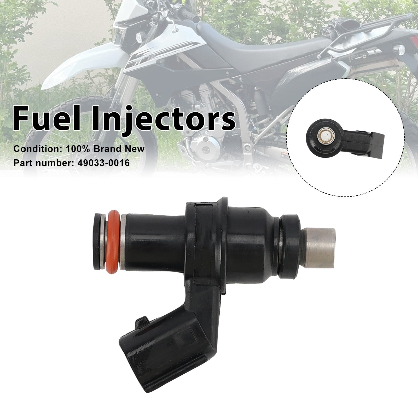 Fuel Injectors 49033-0016 For Kawasaki KLX250 KLX300 2018-2022